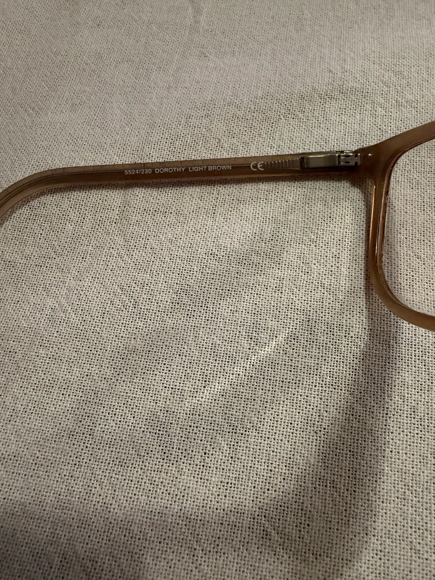 Efva Attling Dorothy Light Brown Glasses
