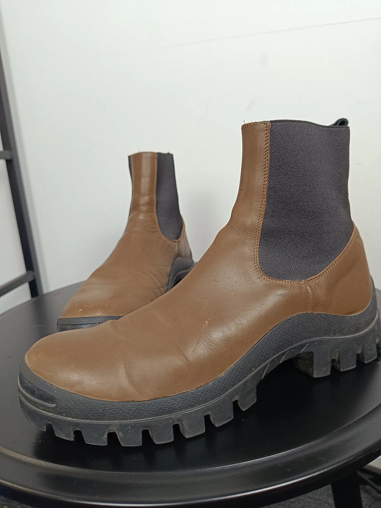 Vibram-skinnboots