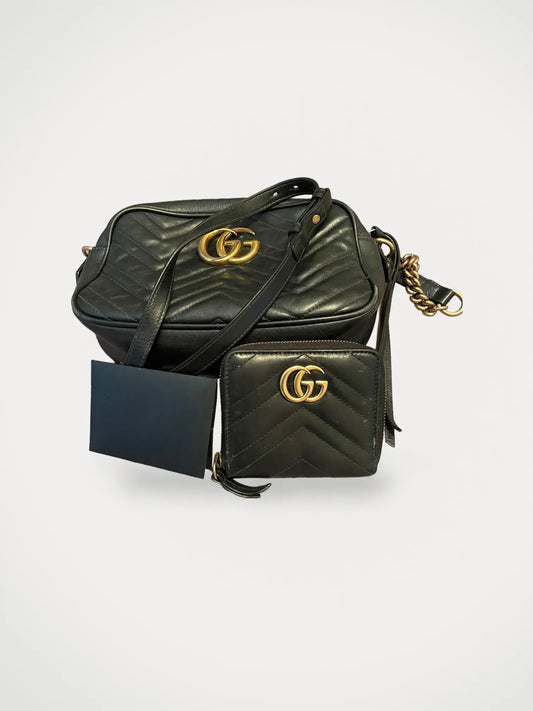 Gucci Gg Marmont 2.0 Size Ns Marmont2.0 Wallet-skinnaxelremsväska