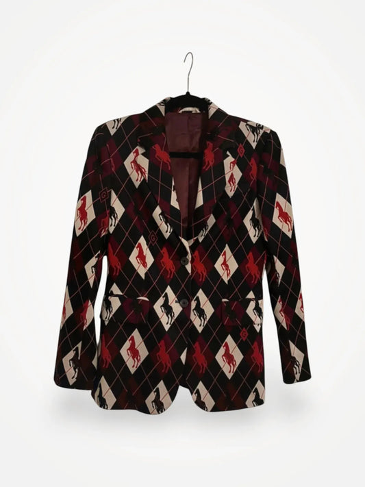Gant Argyle Horses Shaped Blazer