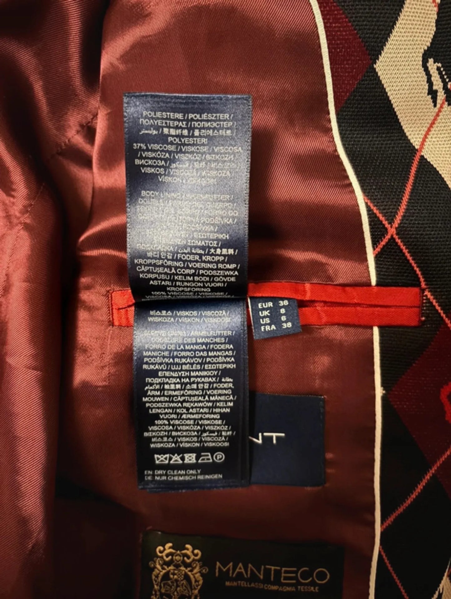 Gant Argyle Horses Shaped Blazer