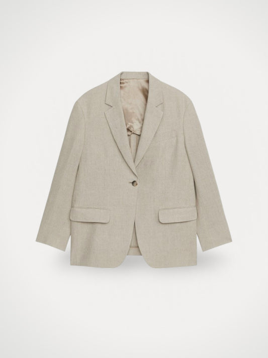 Arket Oversize Linnekavaj Blazer