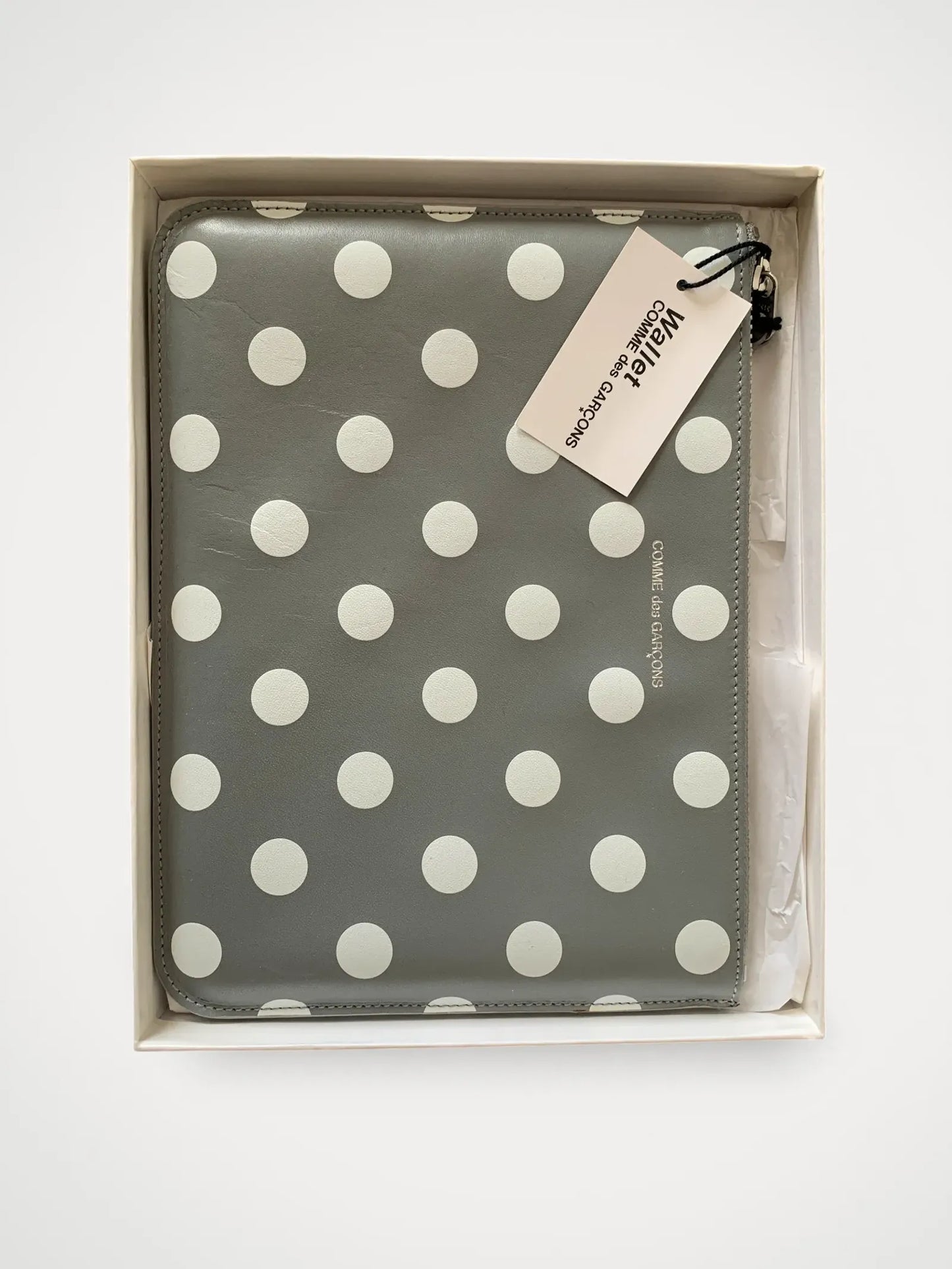 Comme des Garcons Cdg Polka Dot Wallet Sa5100pd-skinnplånbok NWT