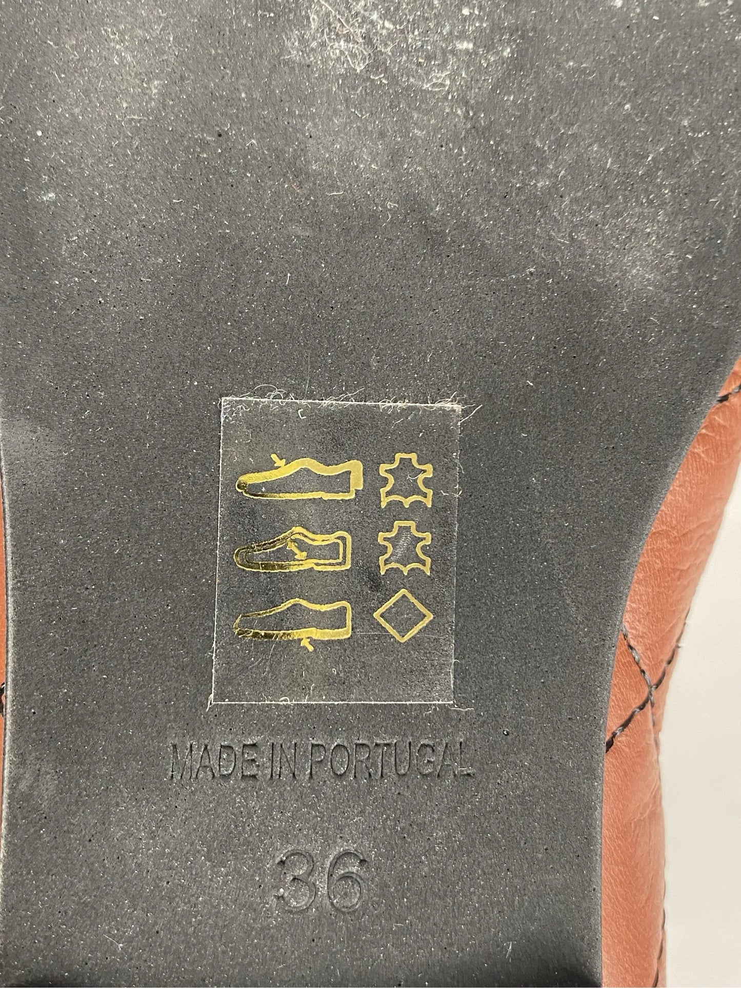 Blankens The Leah Quilted Brown Ballet flats