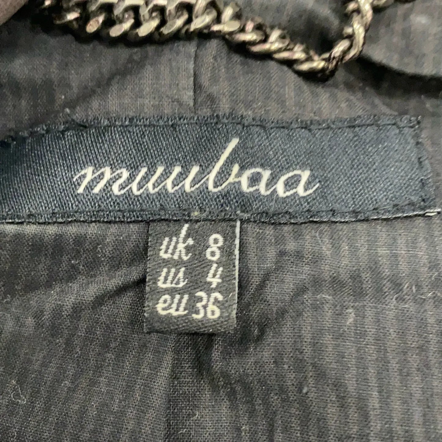 Muubaa-skinnjacka NWOT