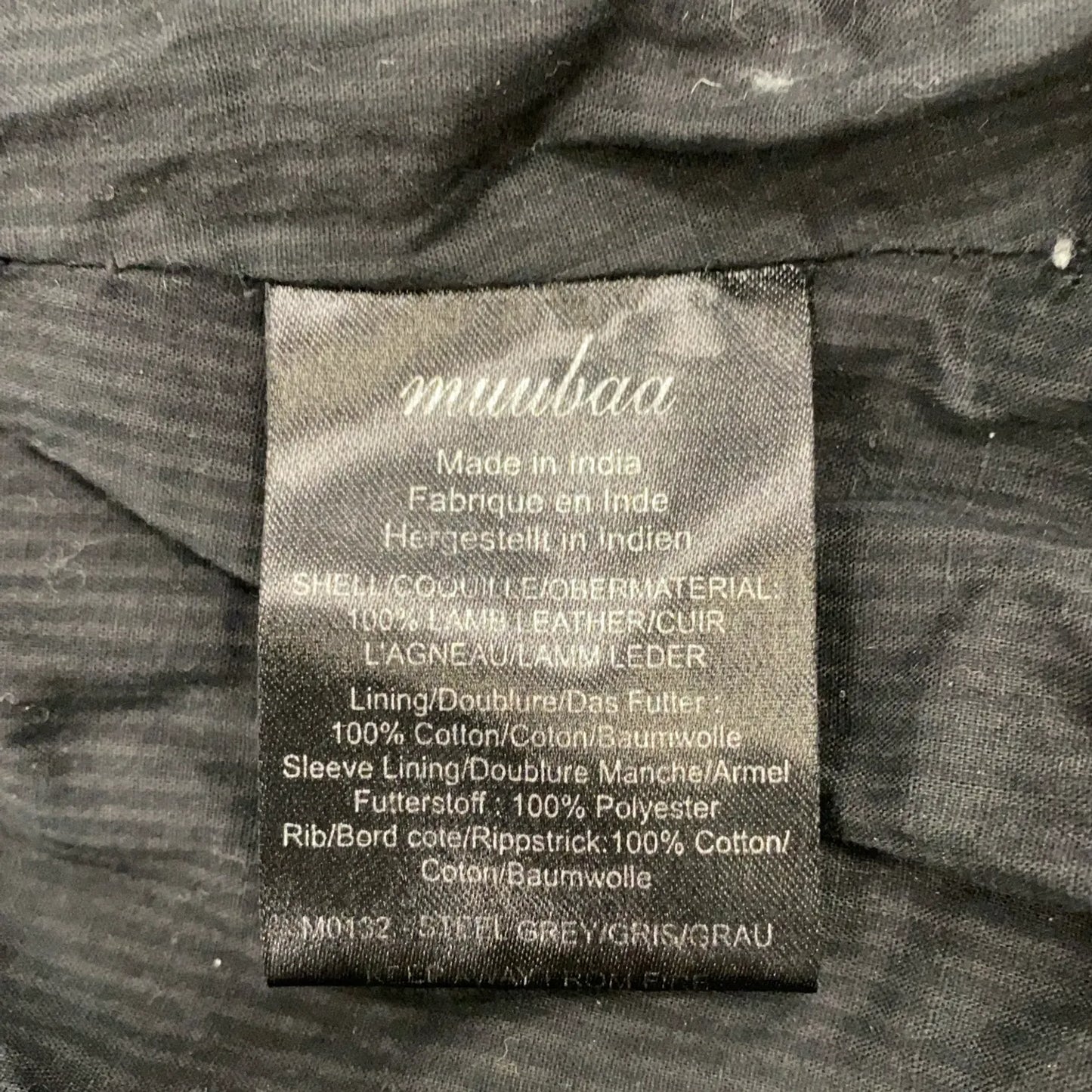 Muubaa-skinnjacka NWOT