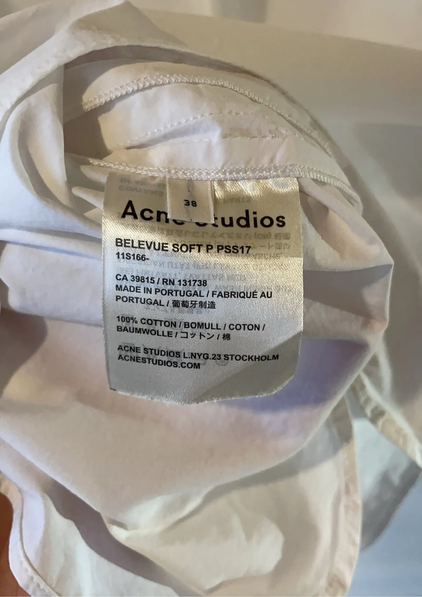 Acne Studios Belevue Soft P Shirt