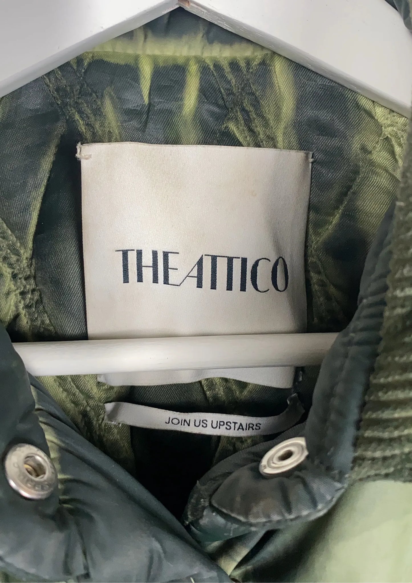 The Attico Military Green Short Coat-dunjacka