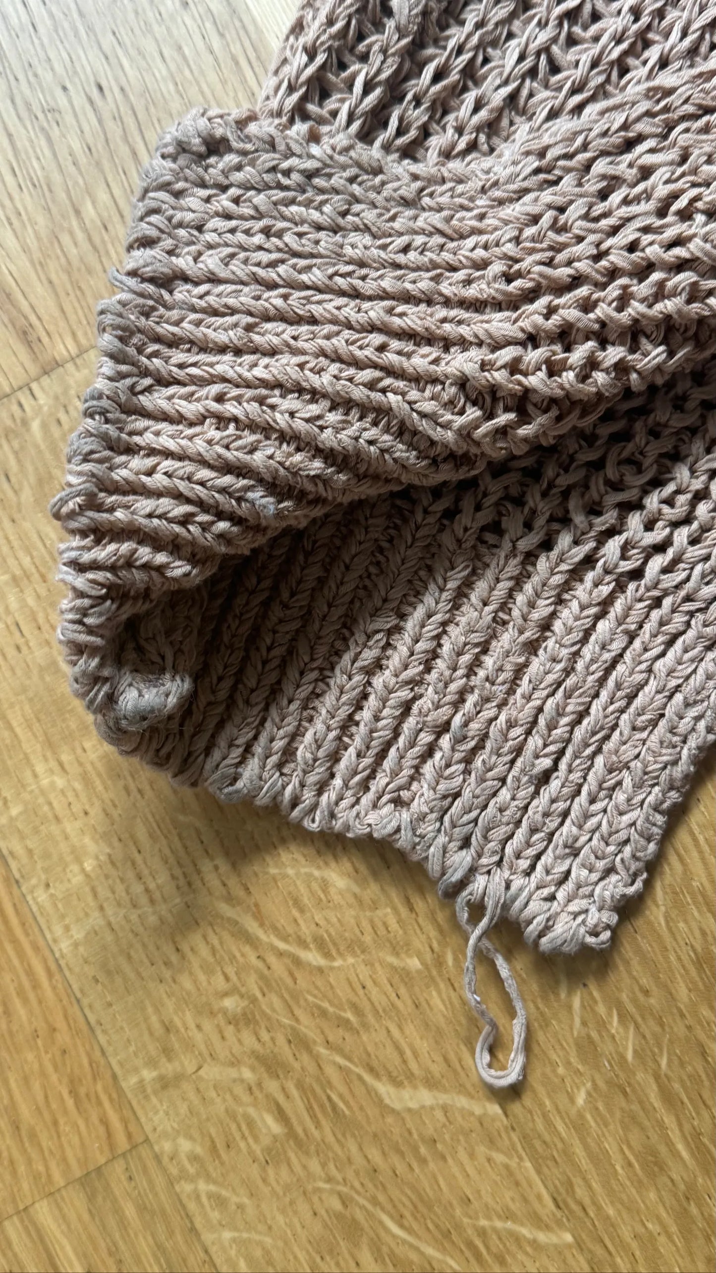 Nanushka Rodi Assymetric Cotton Knit Sweater