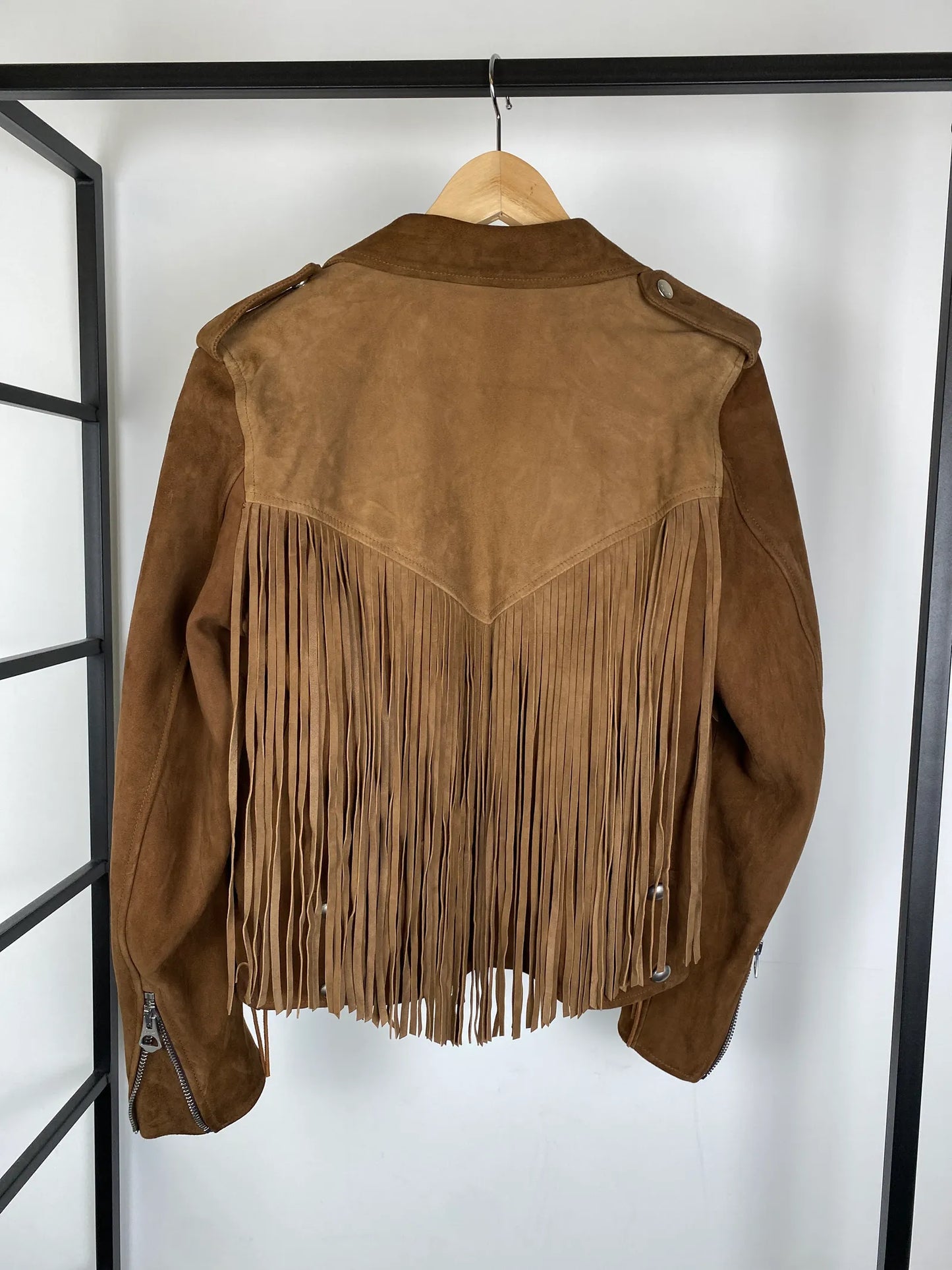 BLK DNM Leather Jacket 69 Brown-skinnjacka