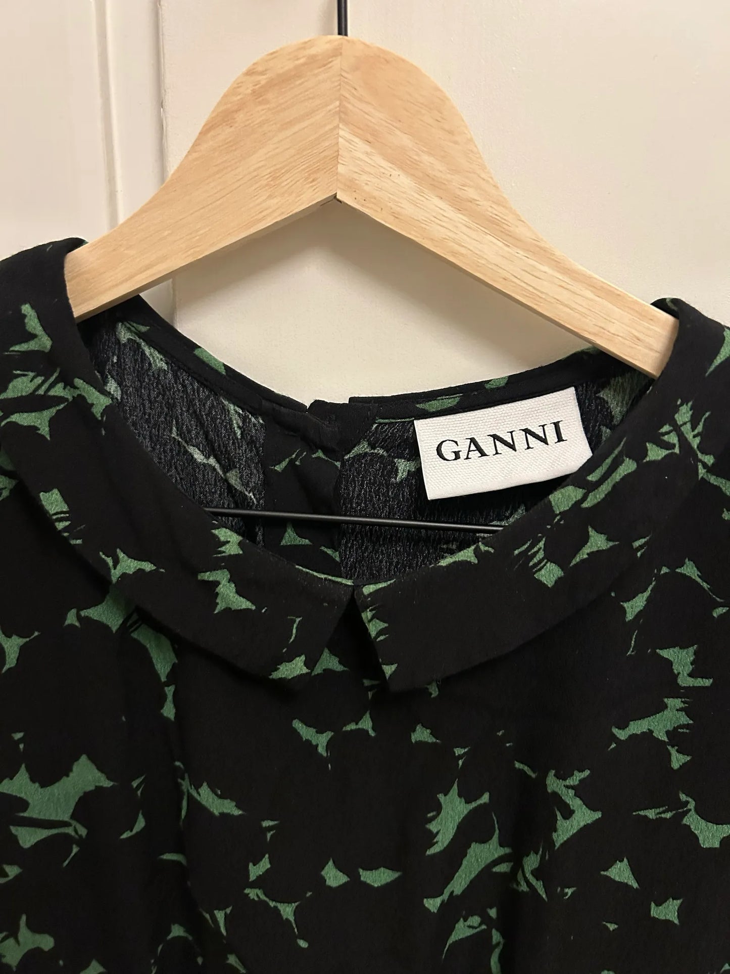 Ganni Rossmoor Crepe Dress