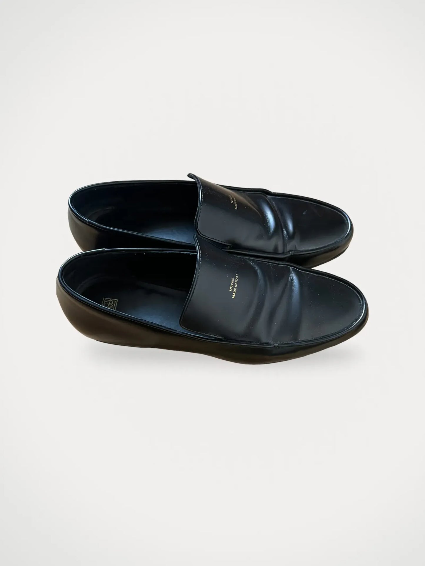 Toteme Oval-skinnloafers