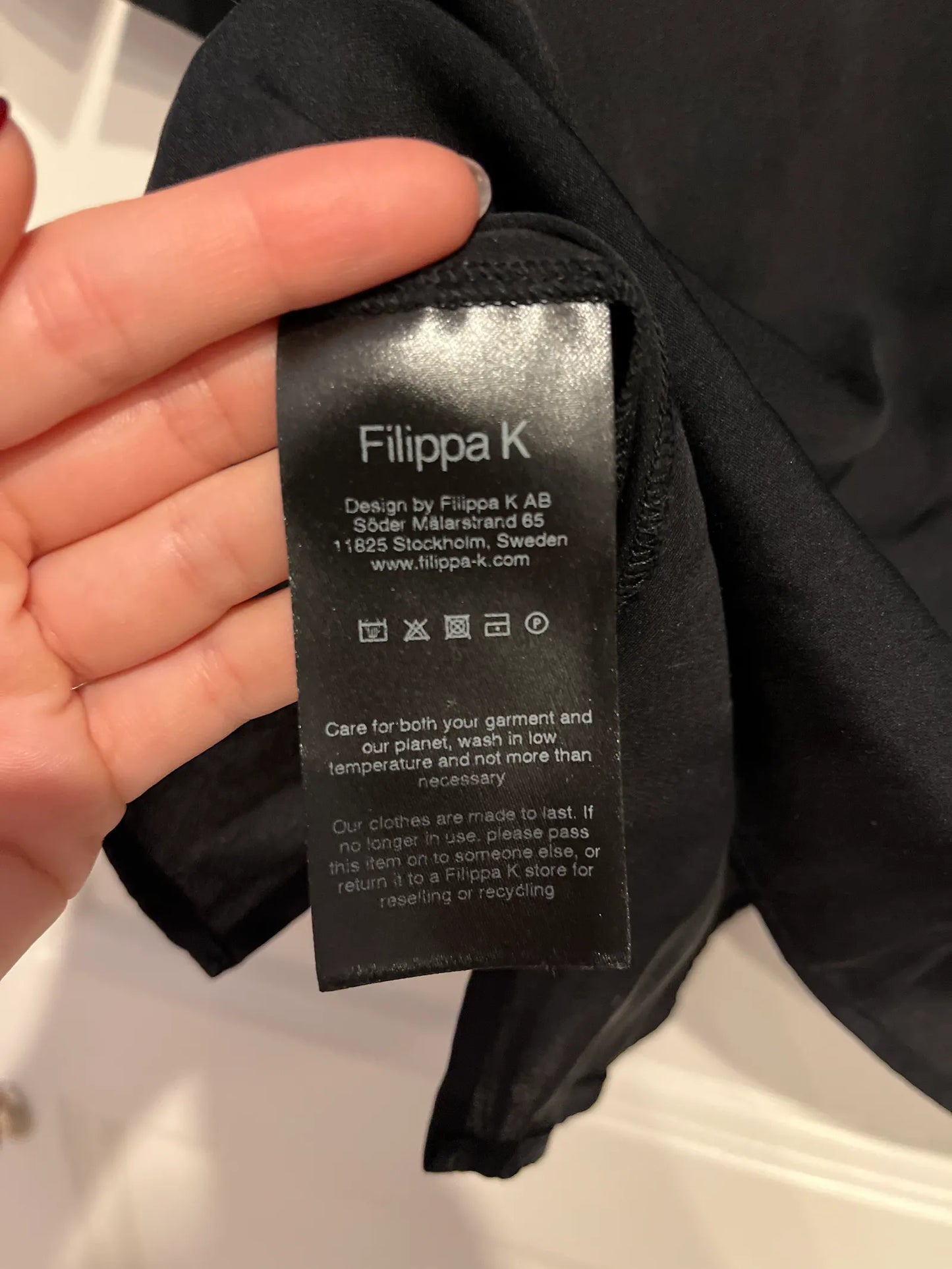 Filippa K Silk-sidentopp