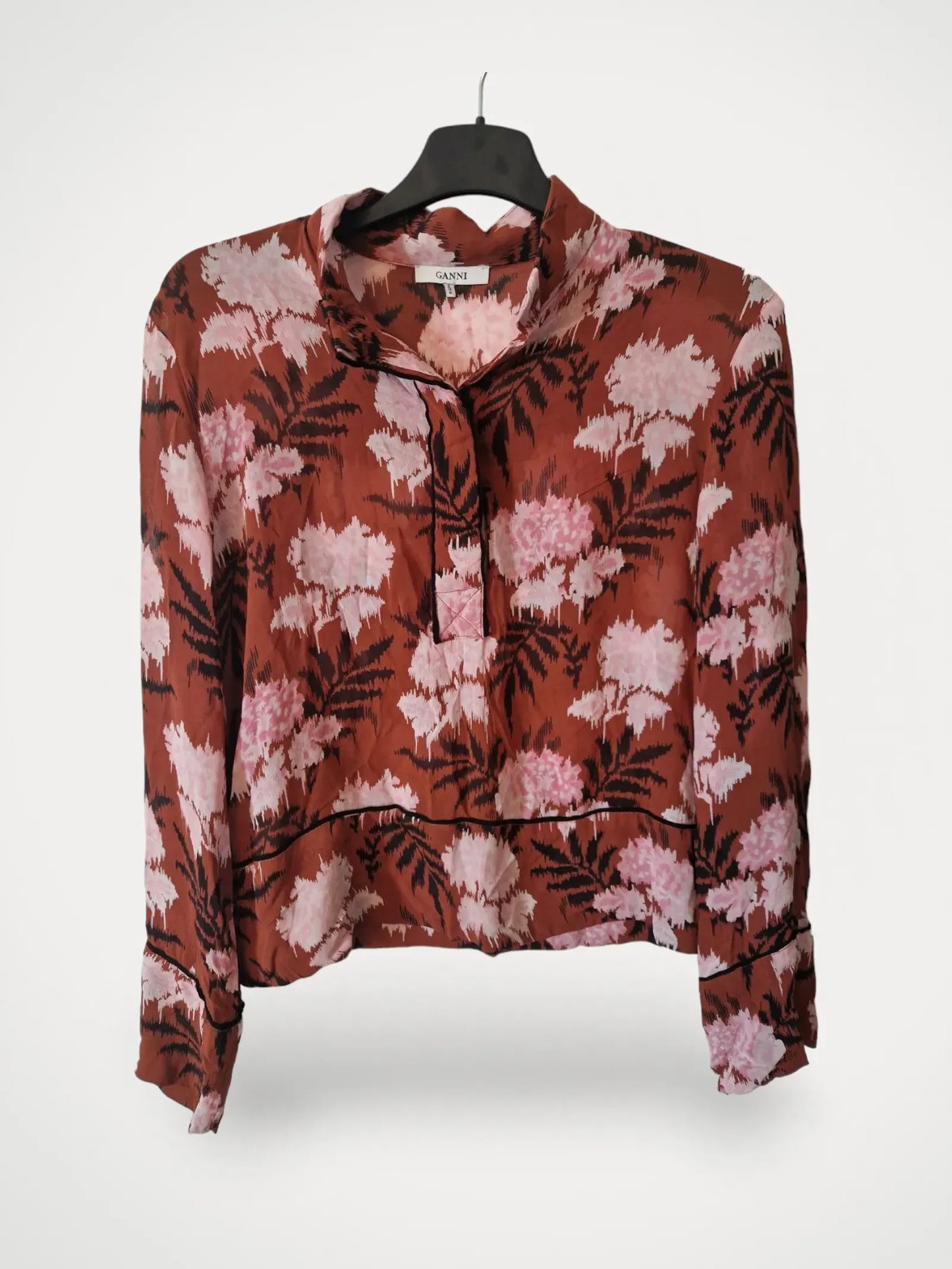 Ganni Floral-blus