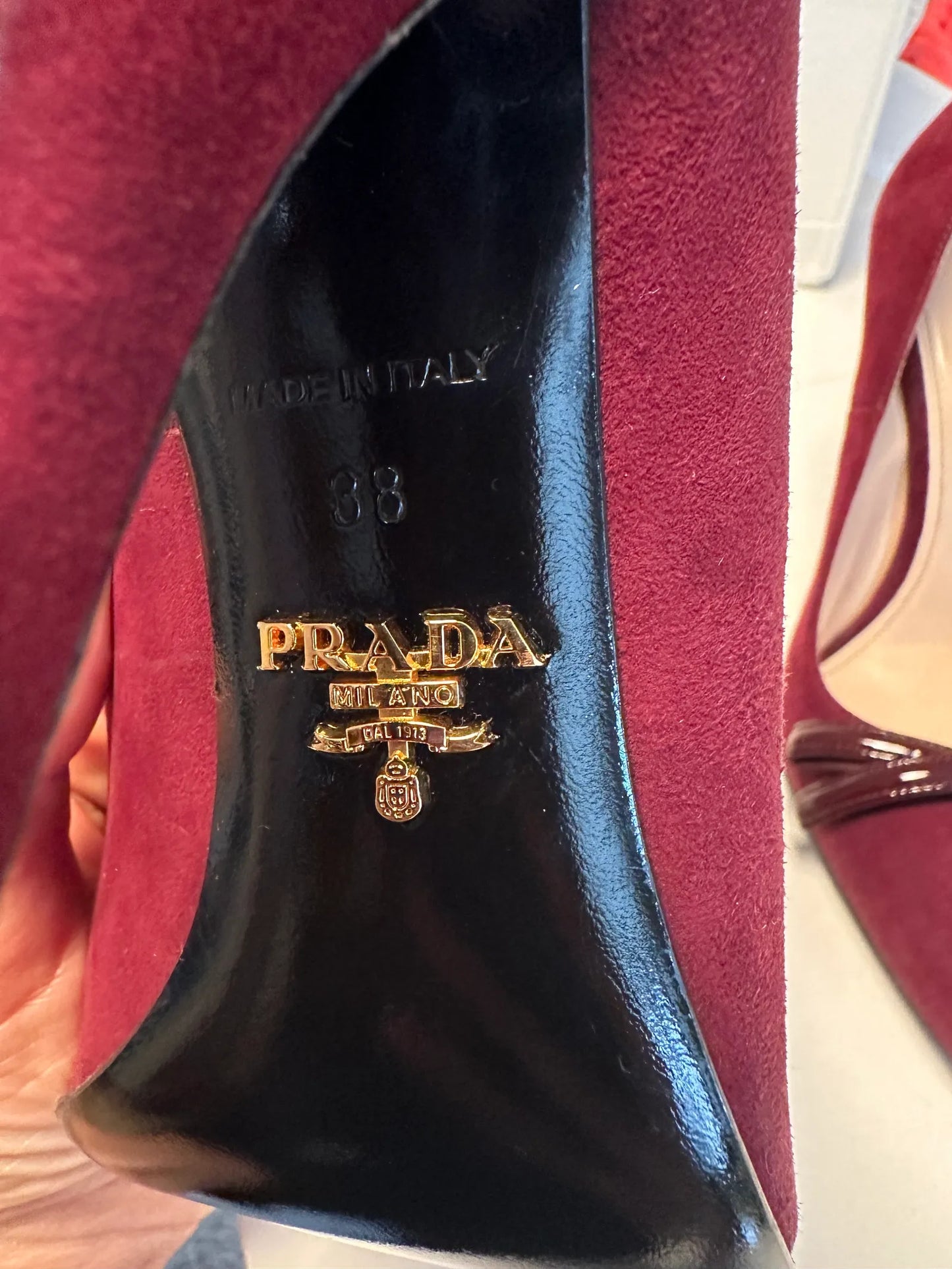 Prada-klackar NWOT