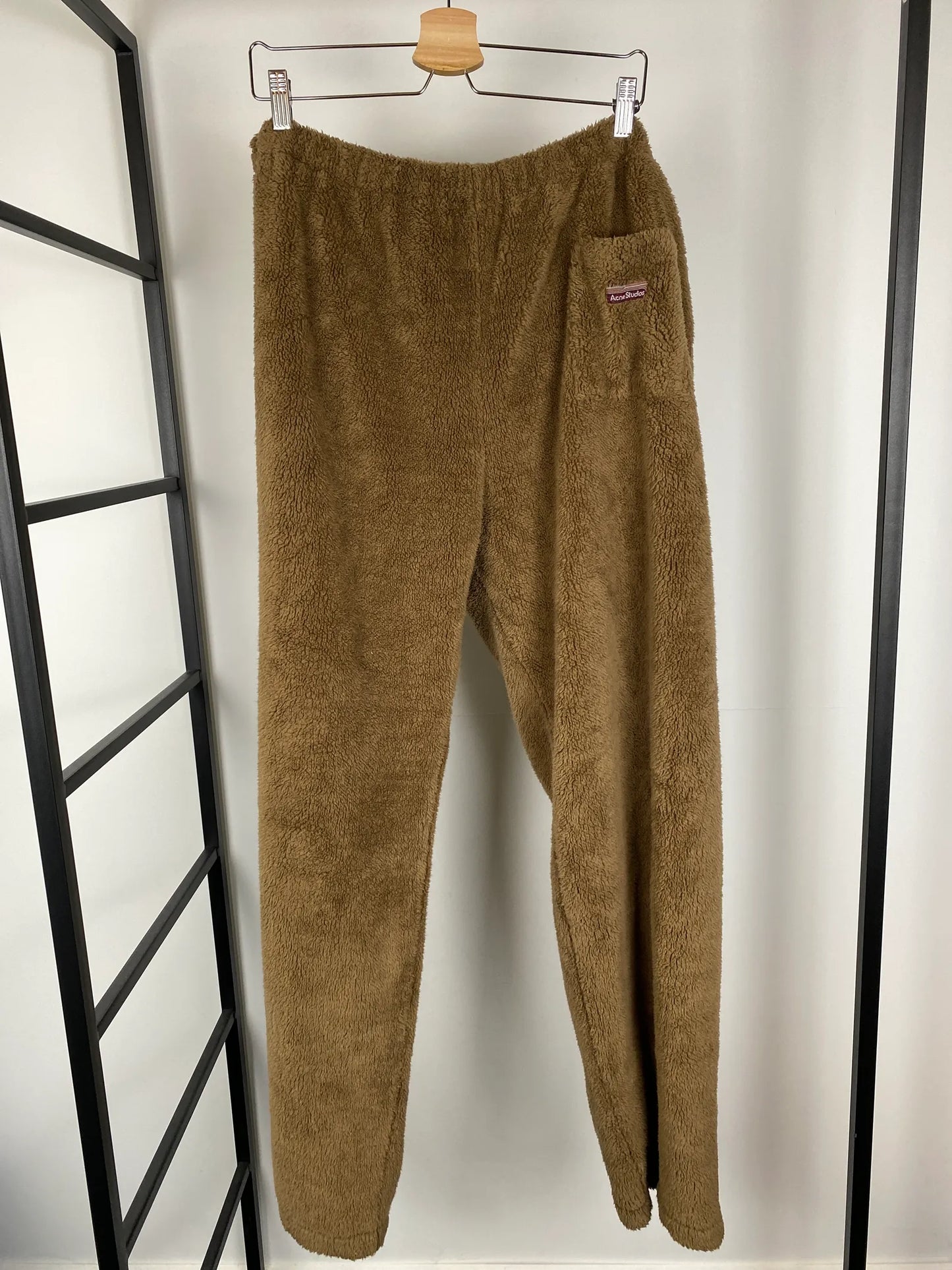 Acne Studios Prudelli Soft Teddy-byxor NWT