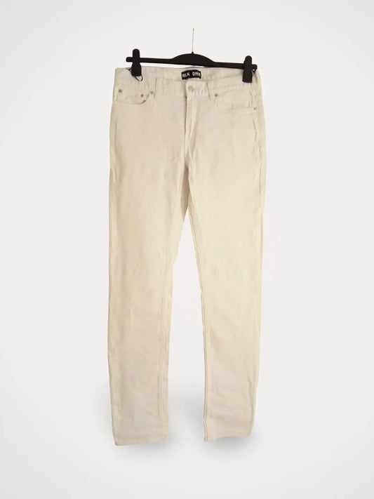 BLK DNM Blk 5. Astor White-jeans