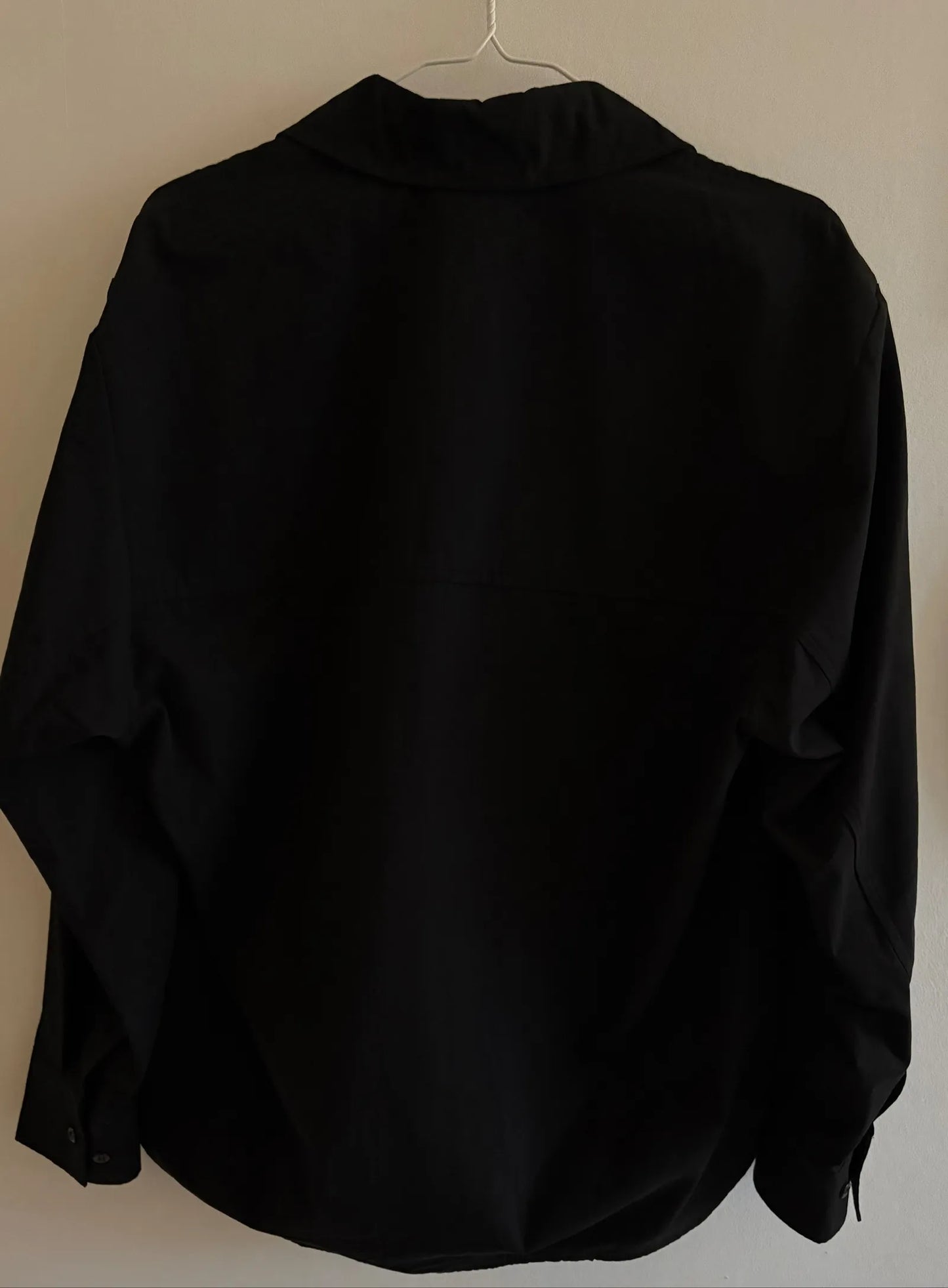 Séfr Trino Black Fine Cotton Shirt