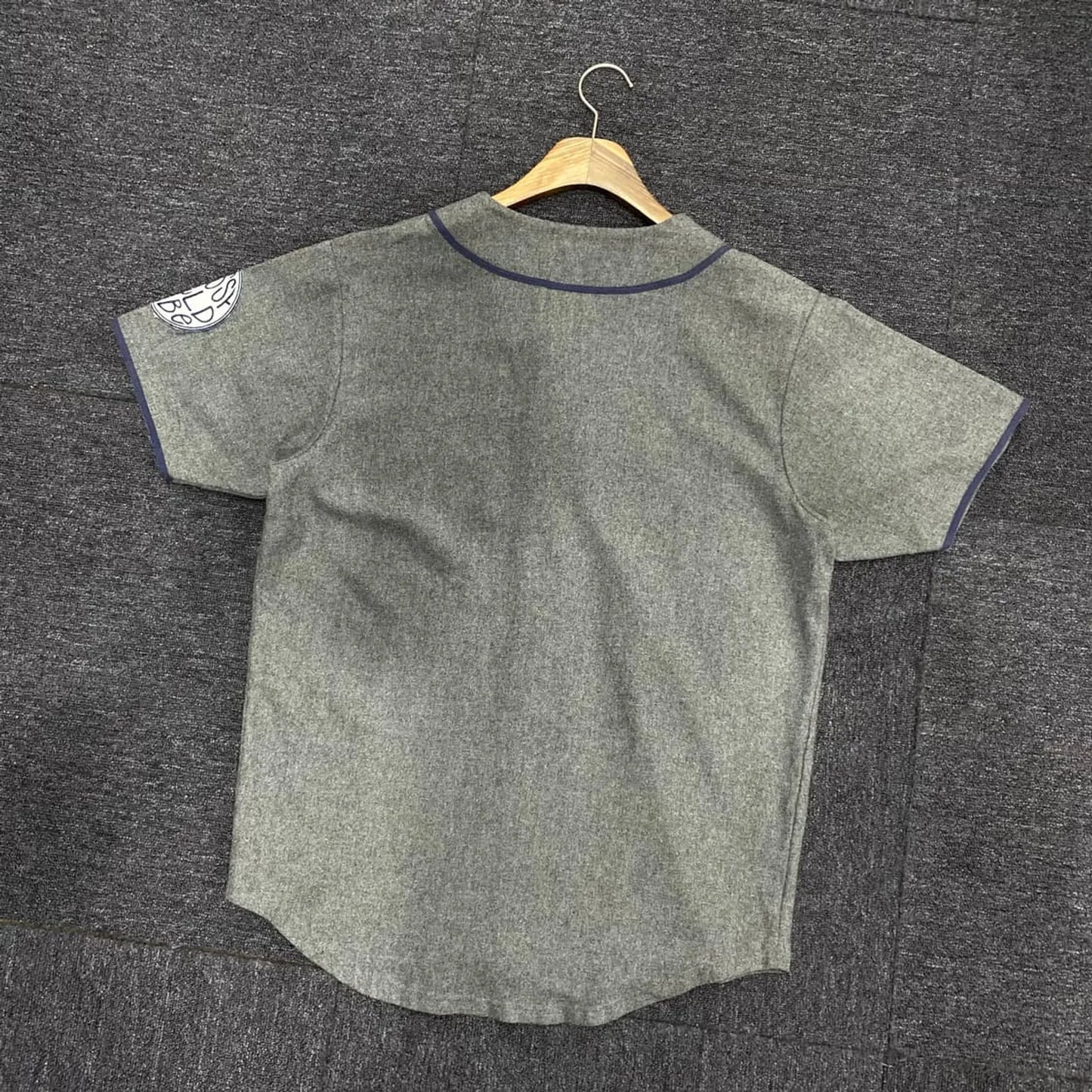 Stüssy Heather Grey Stüssy Baseball Jersey Shirt