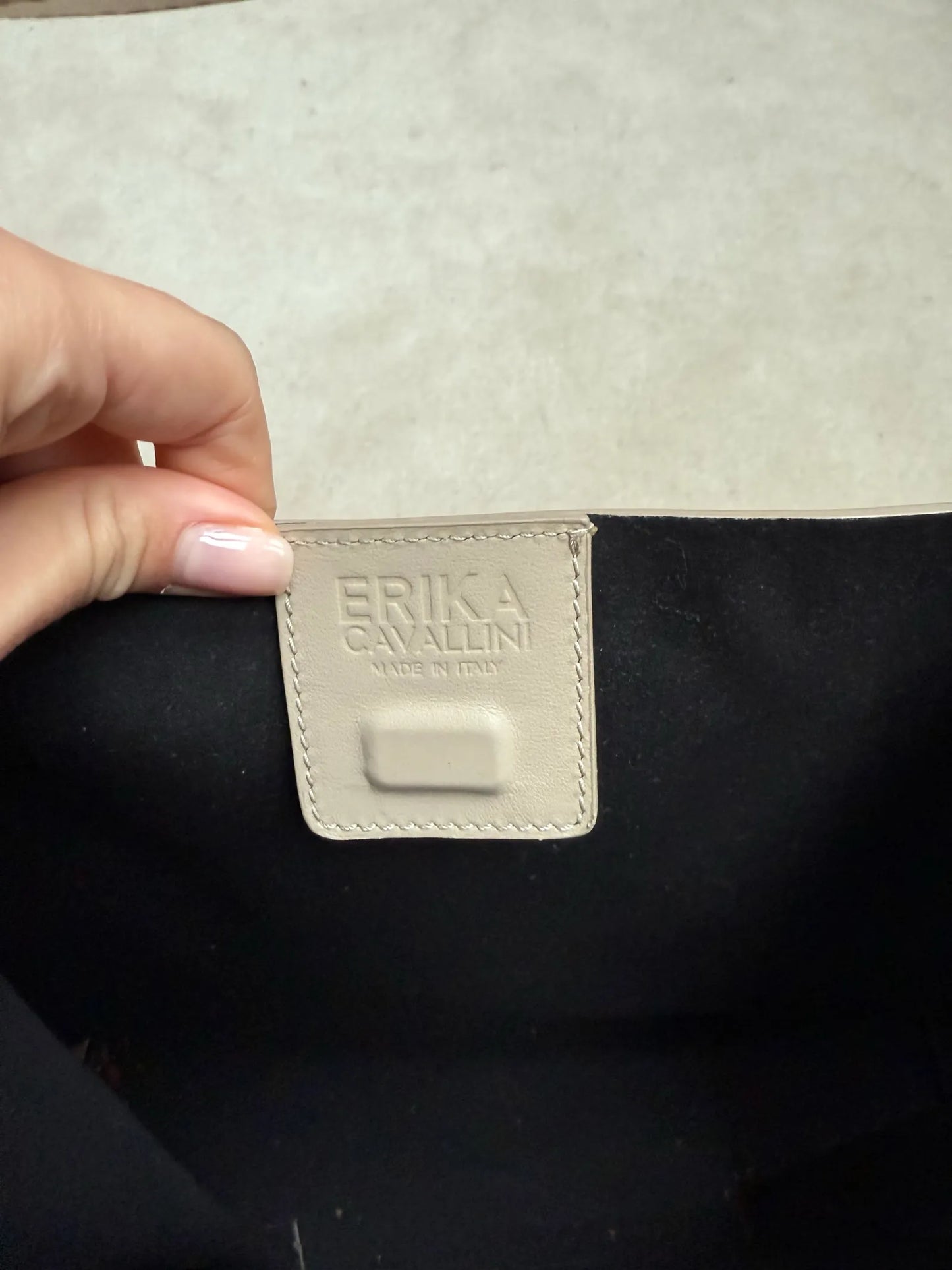 Erika Cavallini-skinnhandväska