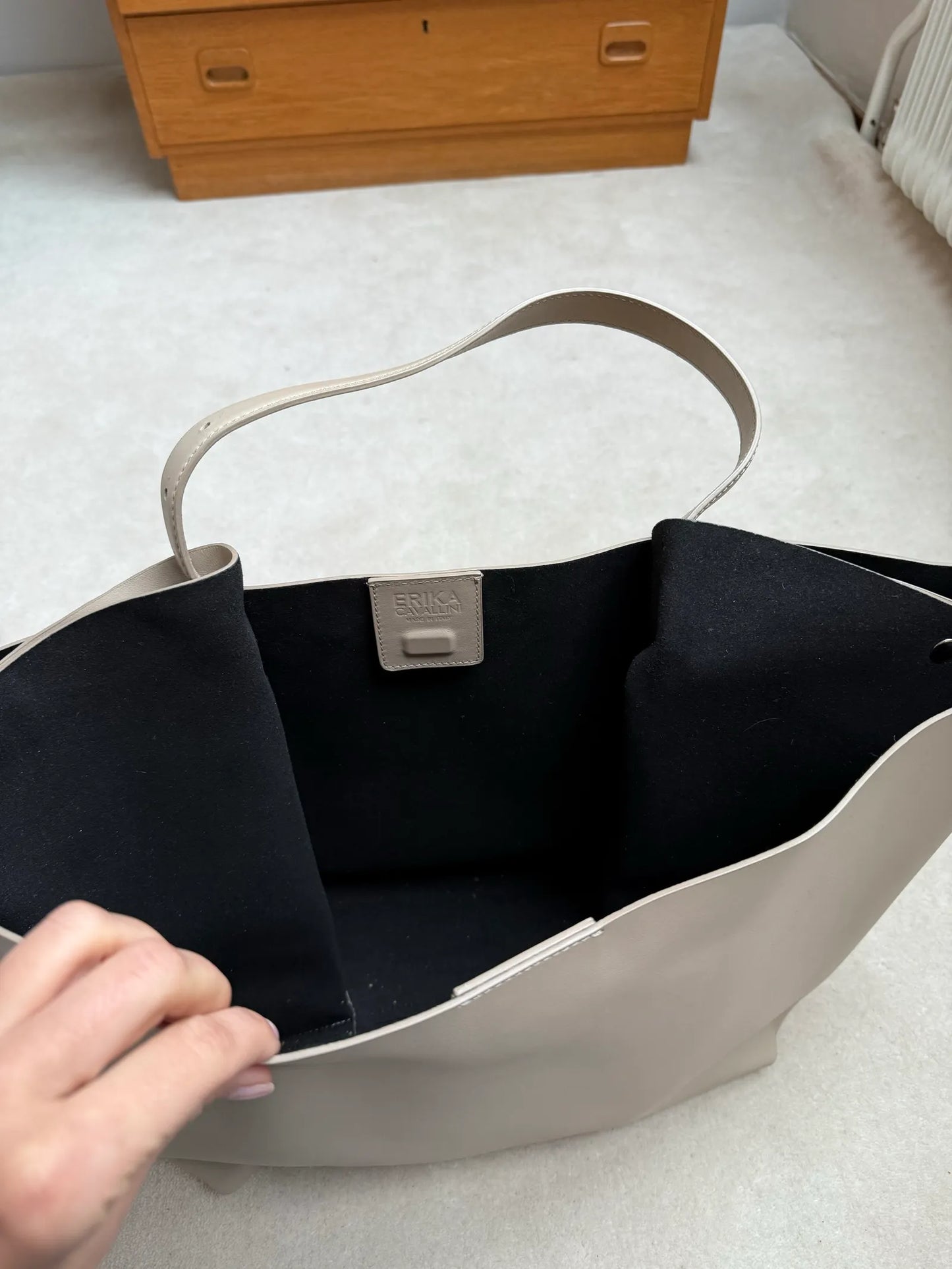 Erika Cavallini-skinnhandväska