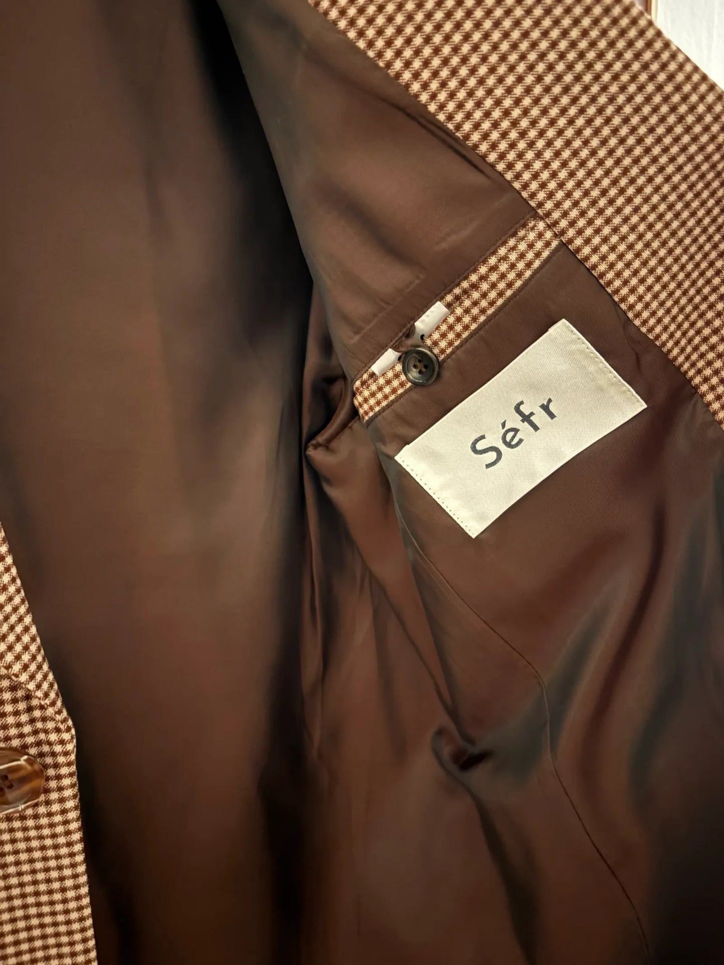 Séfr Insight Tavares Check Blazer