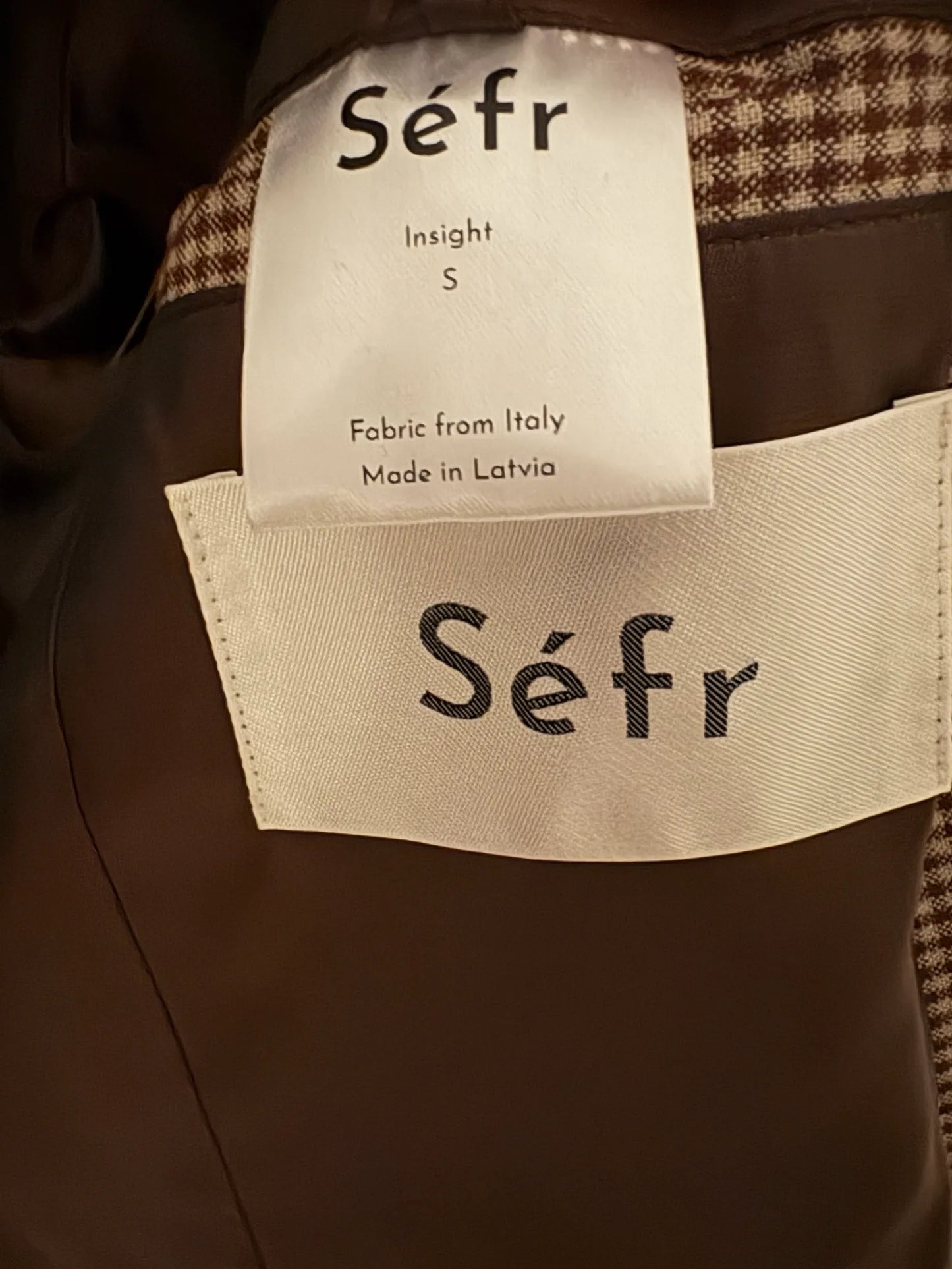 Séfr Insight Tavares Check Blazer