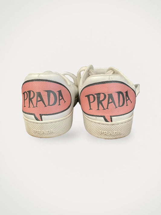 Prada-skinnsneakers