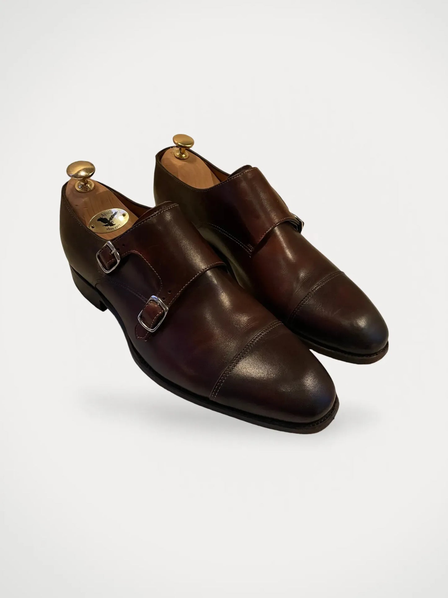 Carlos Santos Goodyear Welted Double Monkstrap-skinnloafers