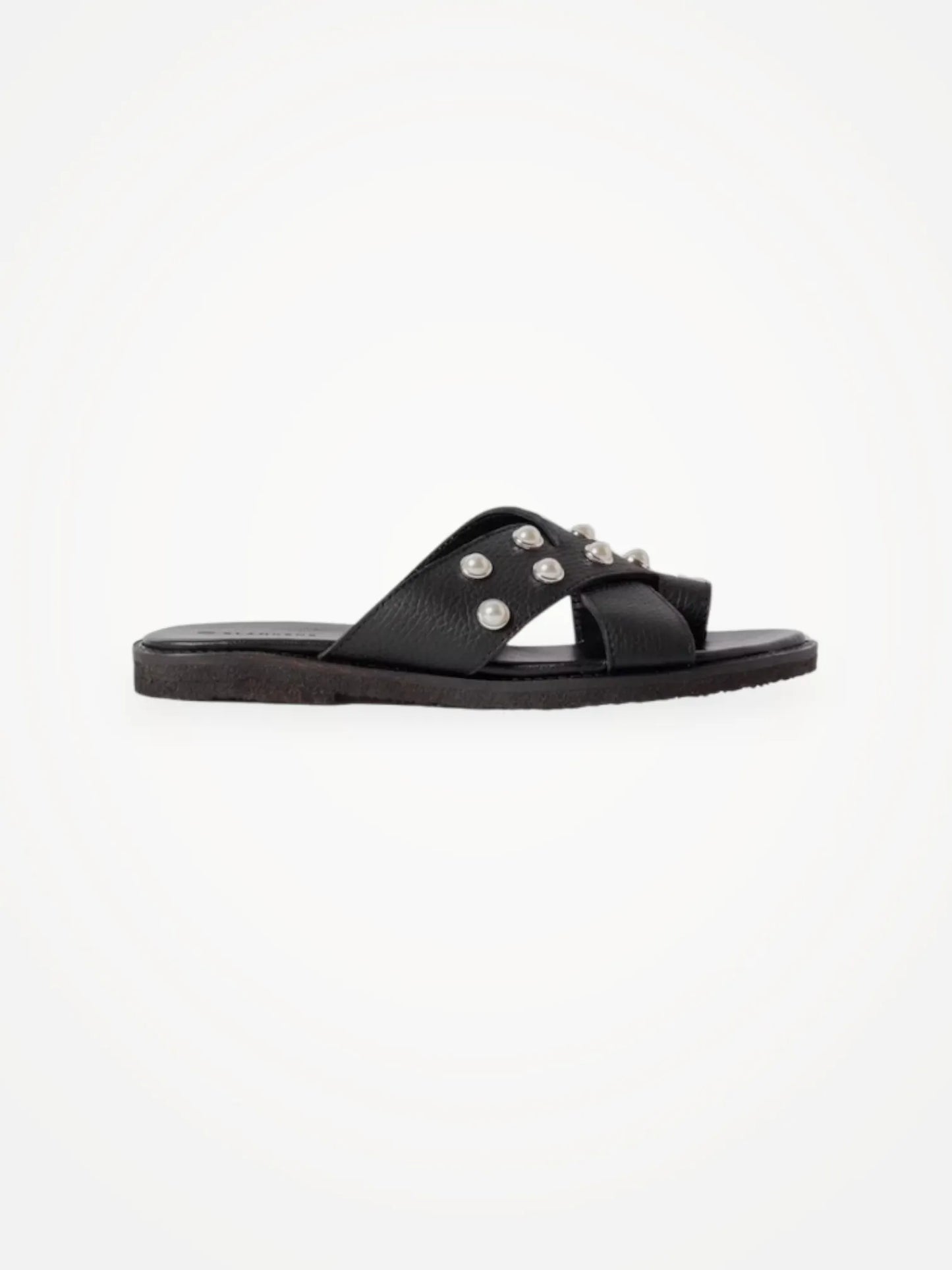 Blankens Mette With Pearls Black Sandals