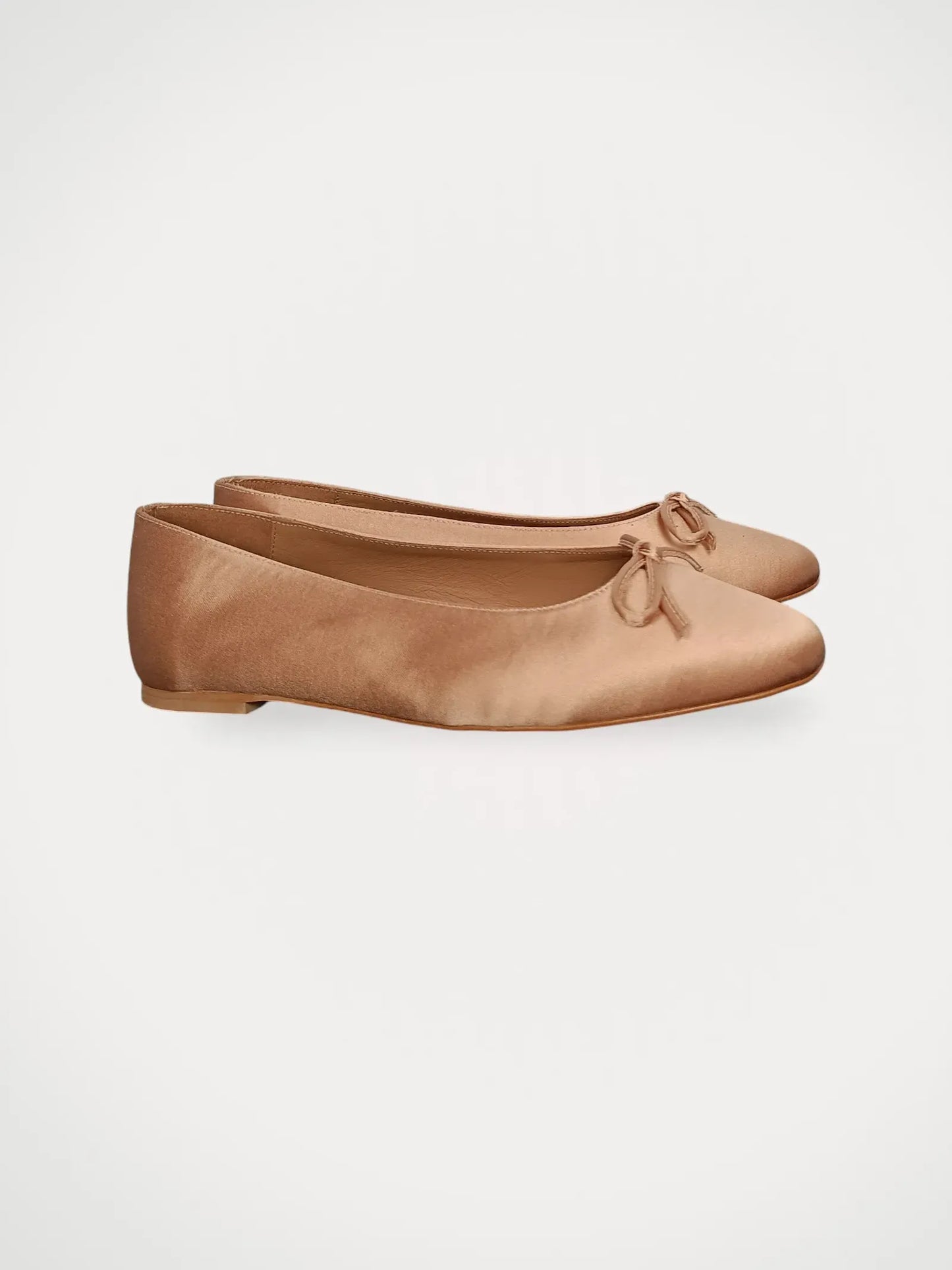 Flattered Bodil Satin Ballet flats