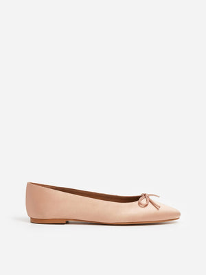 Flattered Bodil Satin Ballet flats