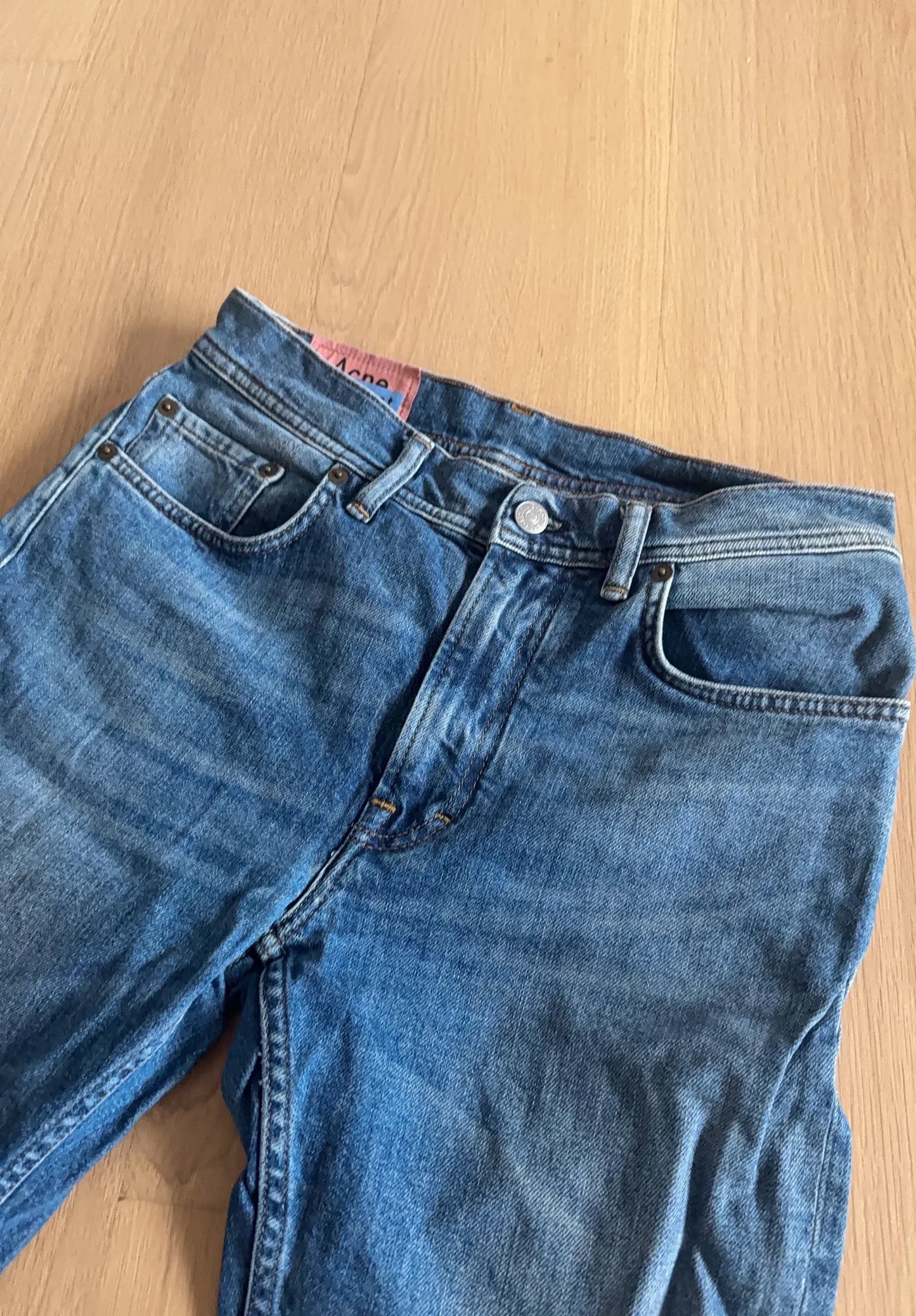 Acne Studios Melk Mid Blue Jeans