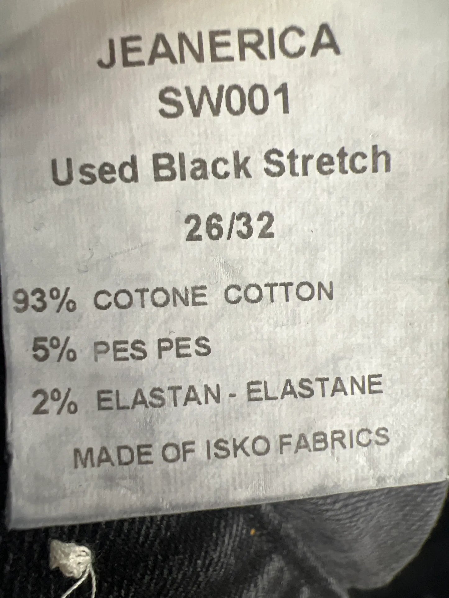 Jeanerica Used Black Stretch-jeans