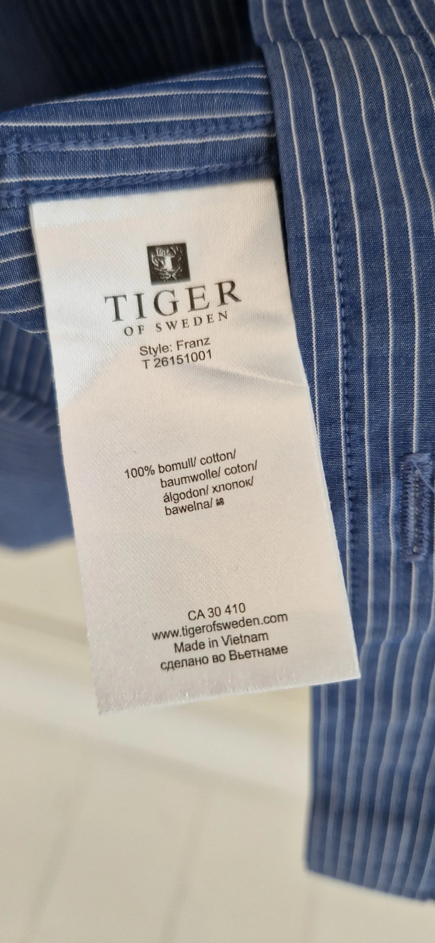 Tiger of Sweden-skjorta
