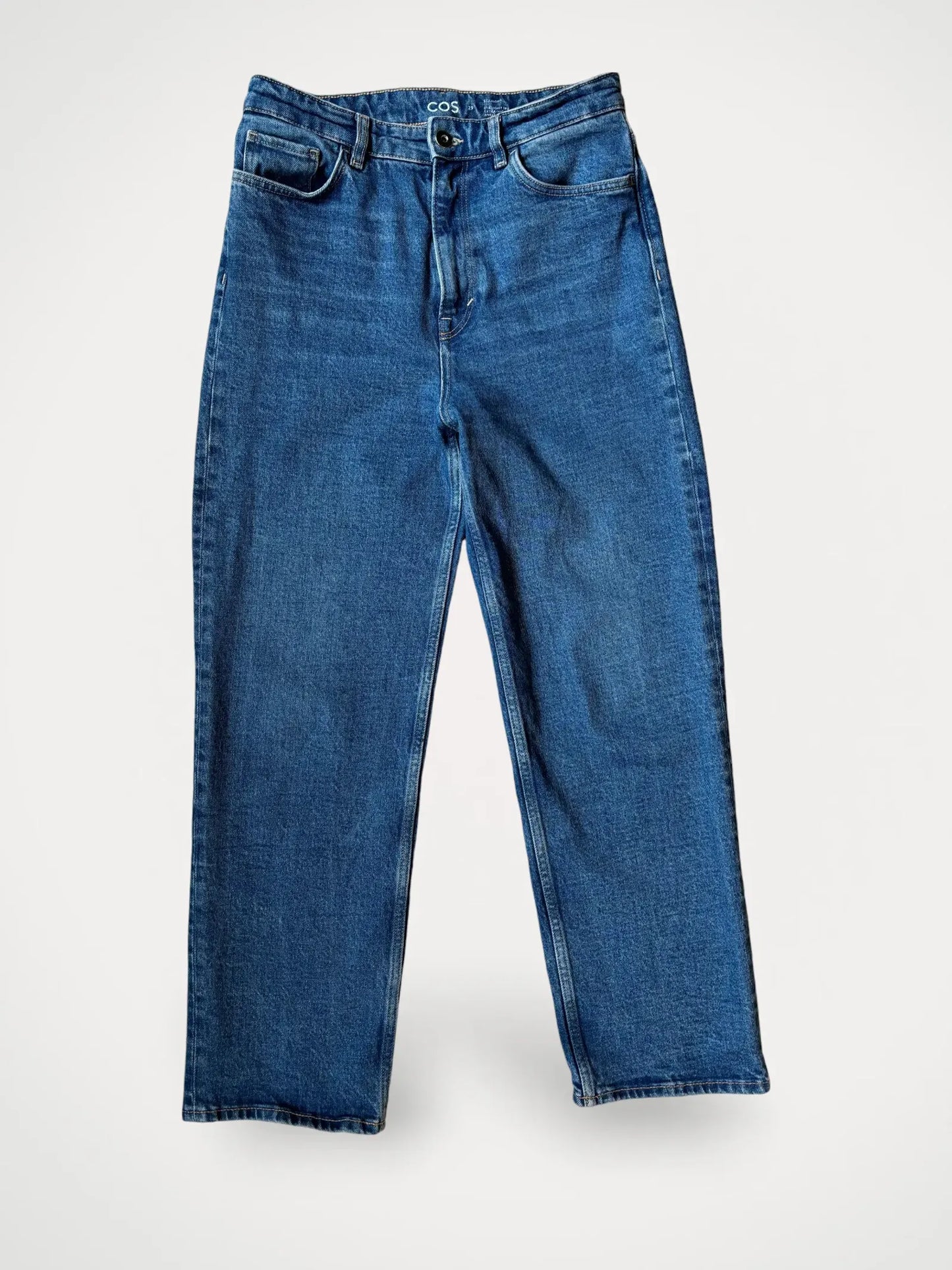 Cos Straight Leg , Extra High Rise, Ankle Length-jeans