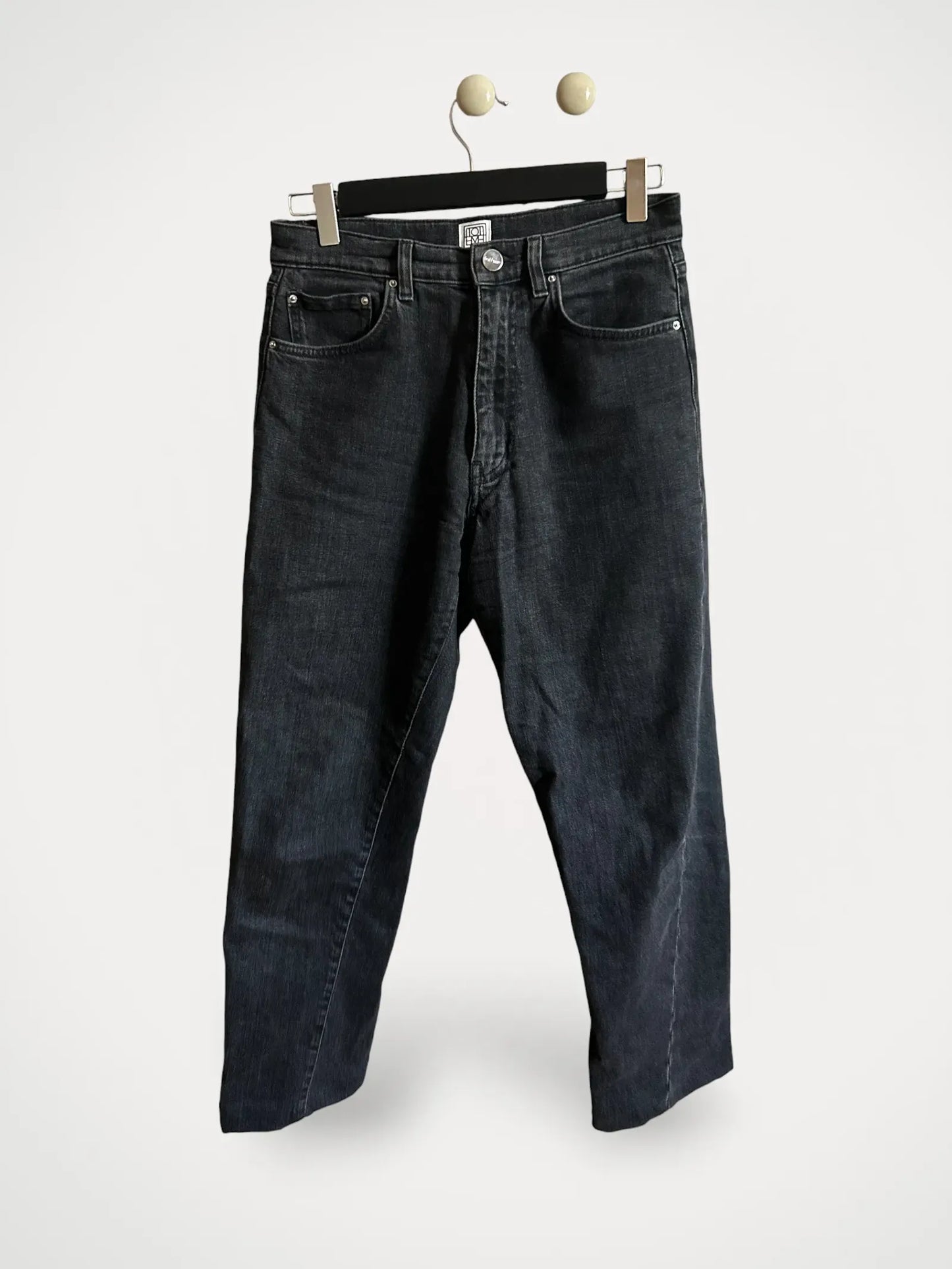 Toteme Twisted Seam Denim Grey-jeans