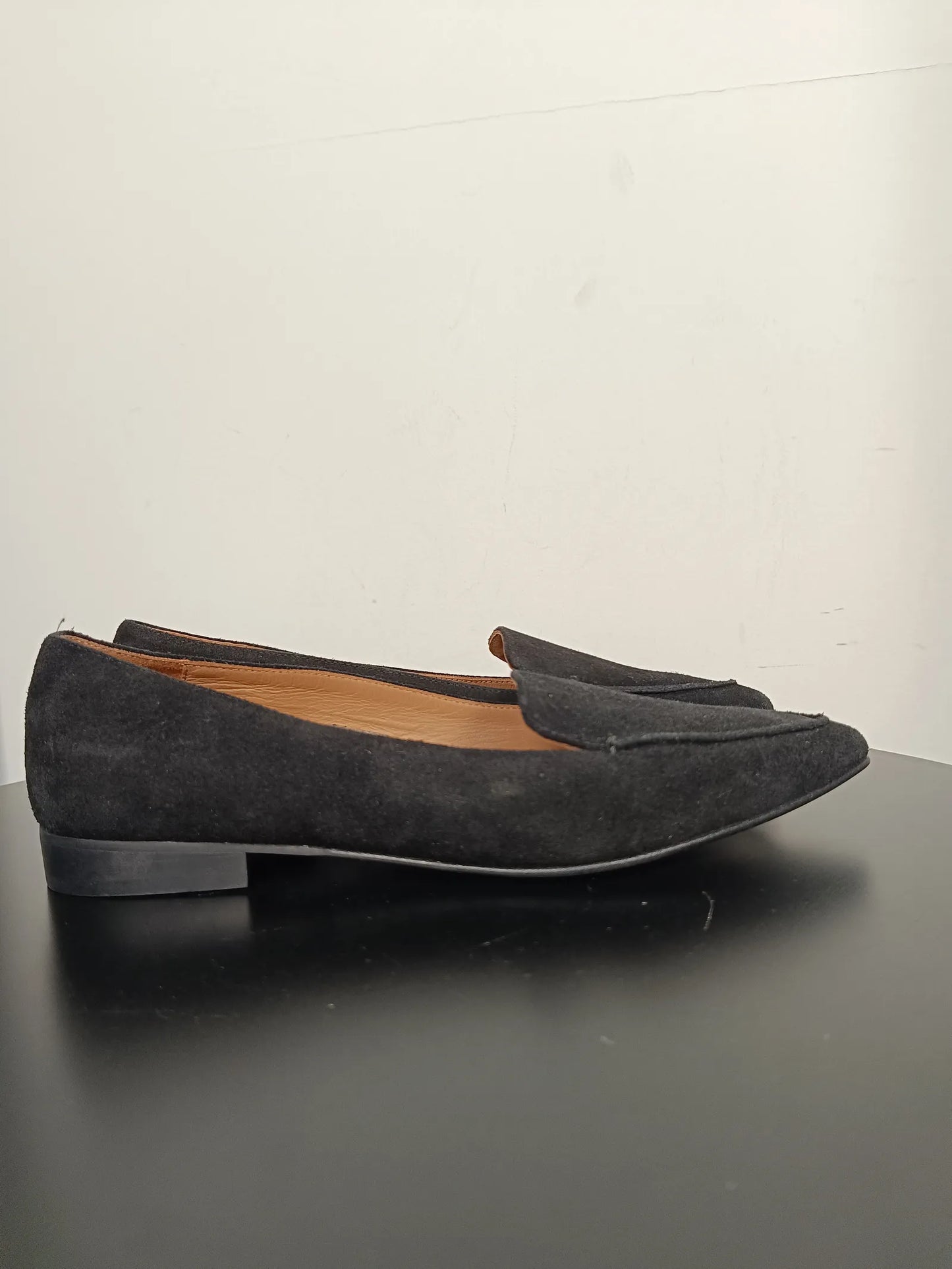 Flattered Alex Black Suede-loafers