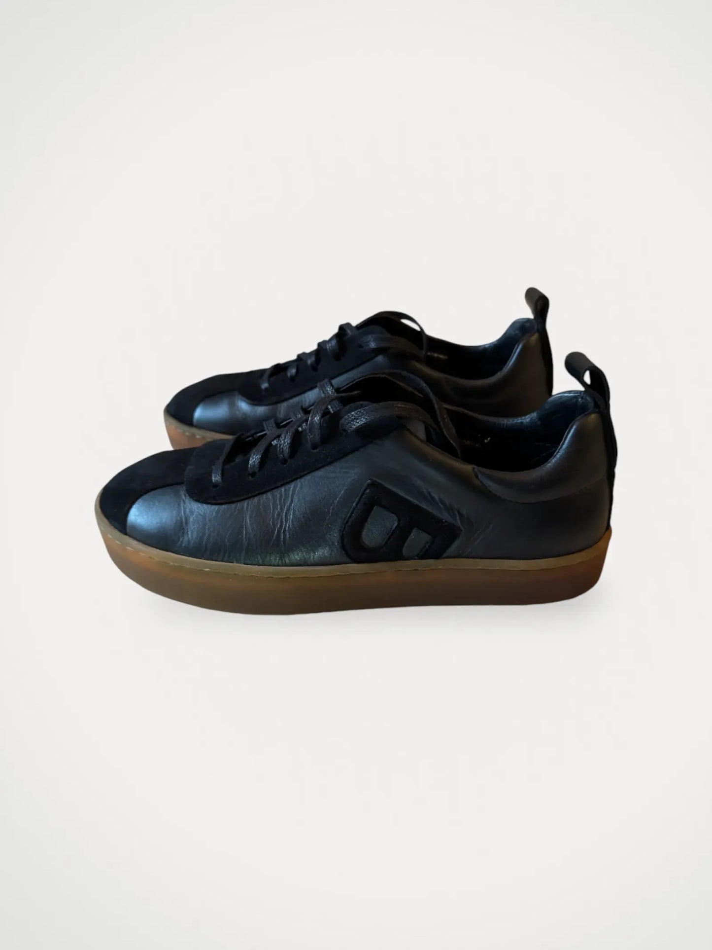 Blankens The Elin Black-skinnsneakers