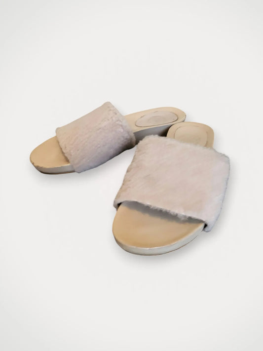 ATP Atelier Shearling-skinnflip-flops