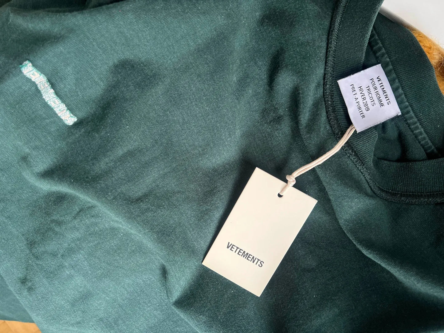 Vetements Dark Green Vert Foncé-tröja