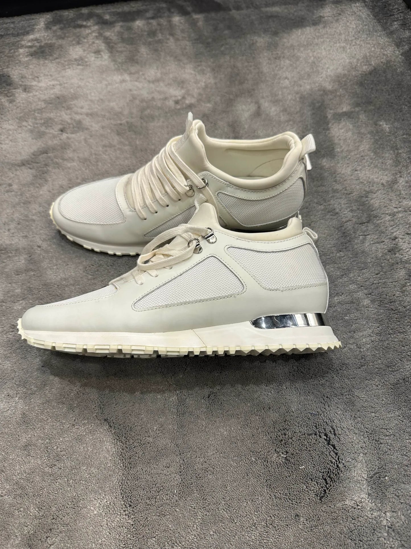 Mallet Men's White Diver Trainers Sneakers