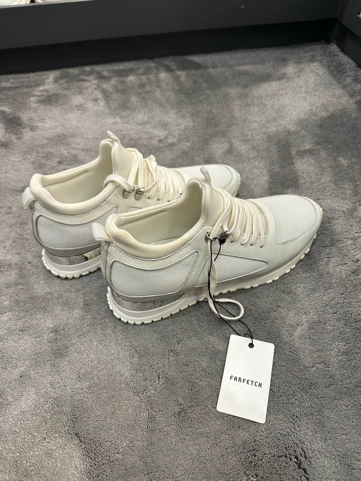 Mallet Men's White Diver Trainers Sneakers