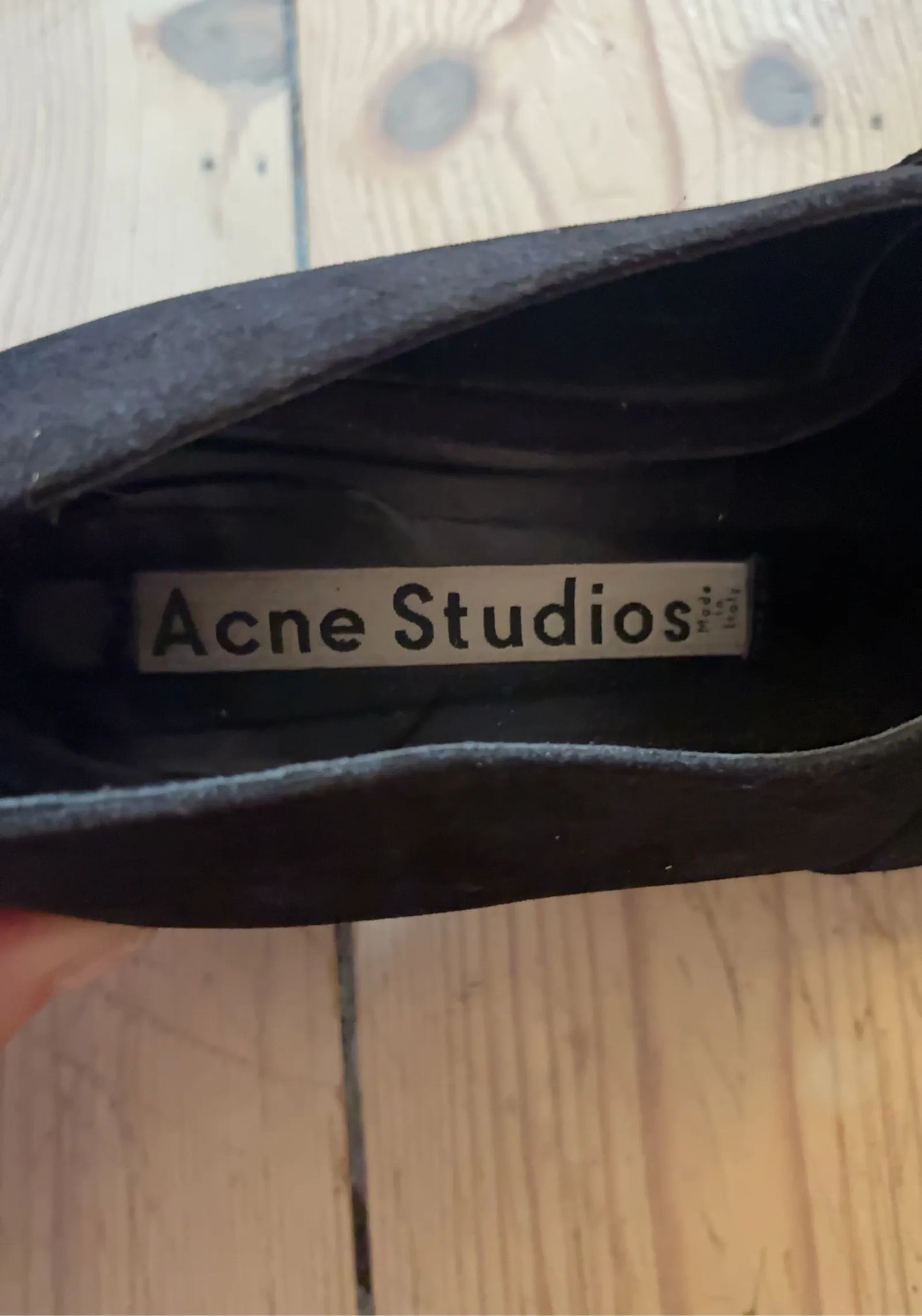 Acne Studios Jaycee Suede Shoes Heels