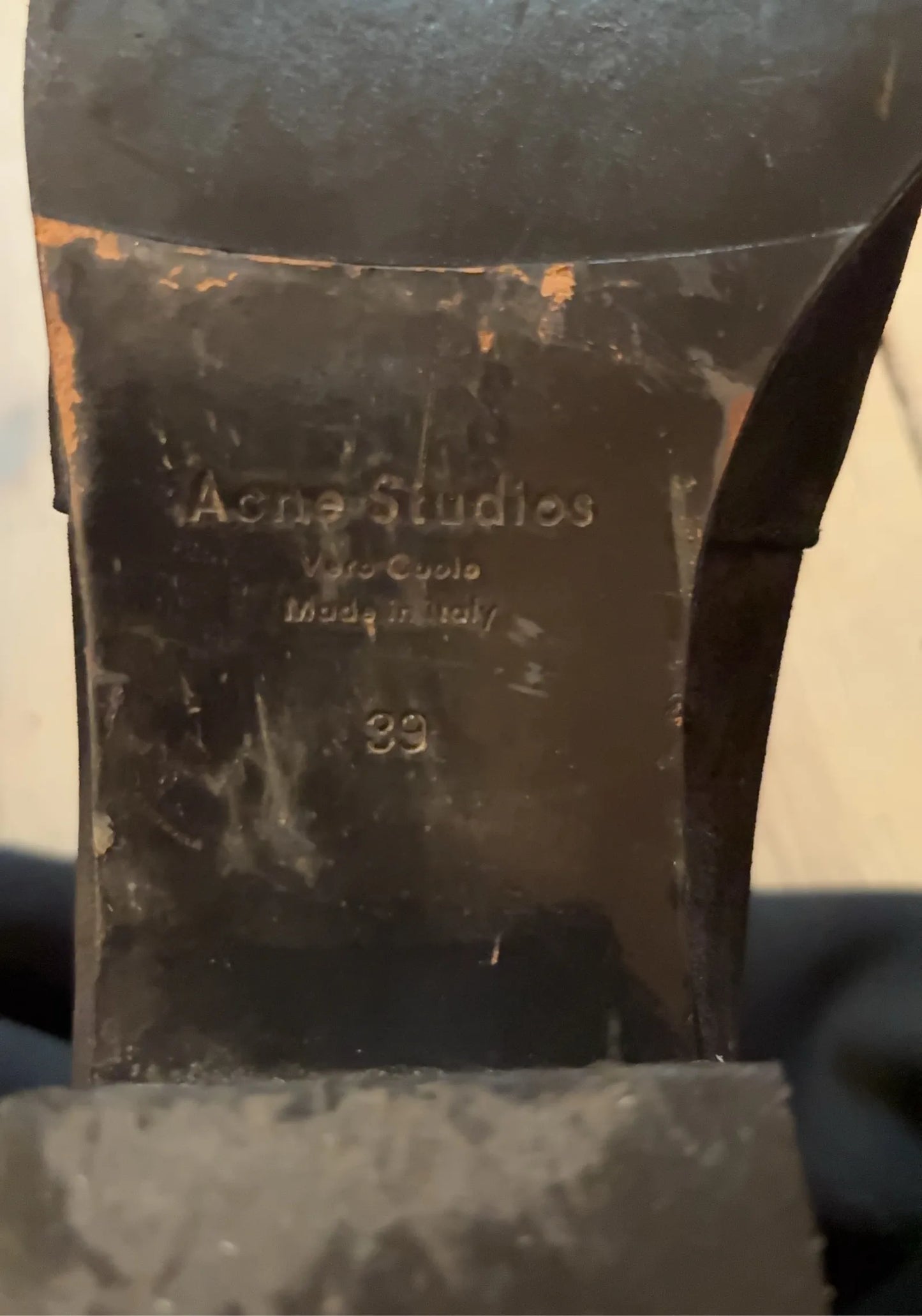 Acne Studios Jaycee Suede Shoes Heels