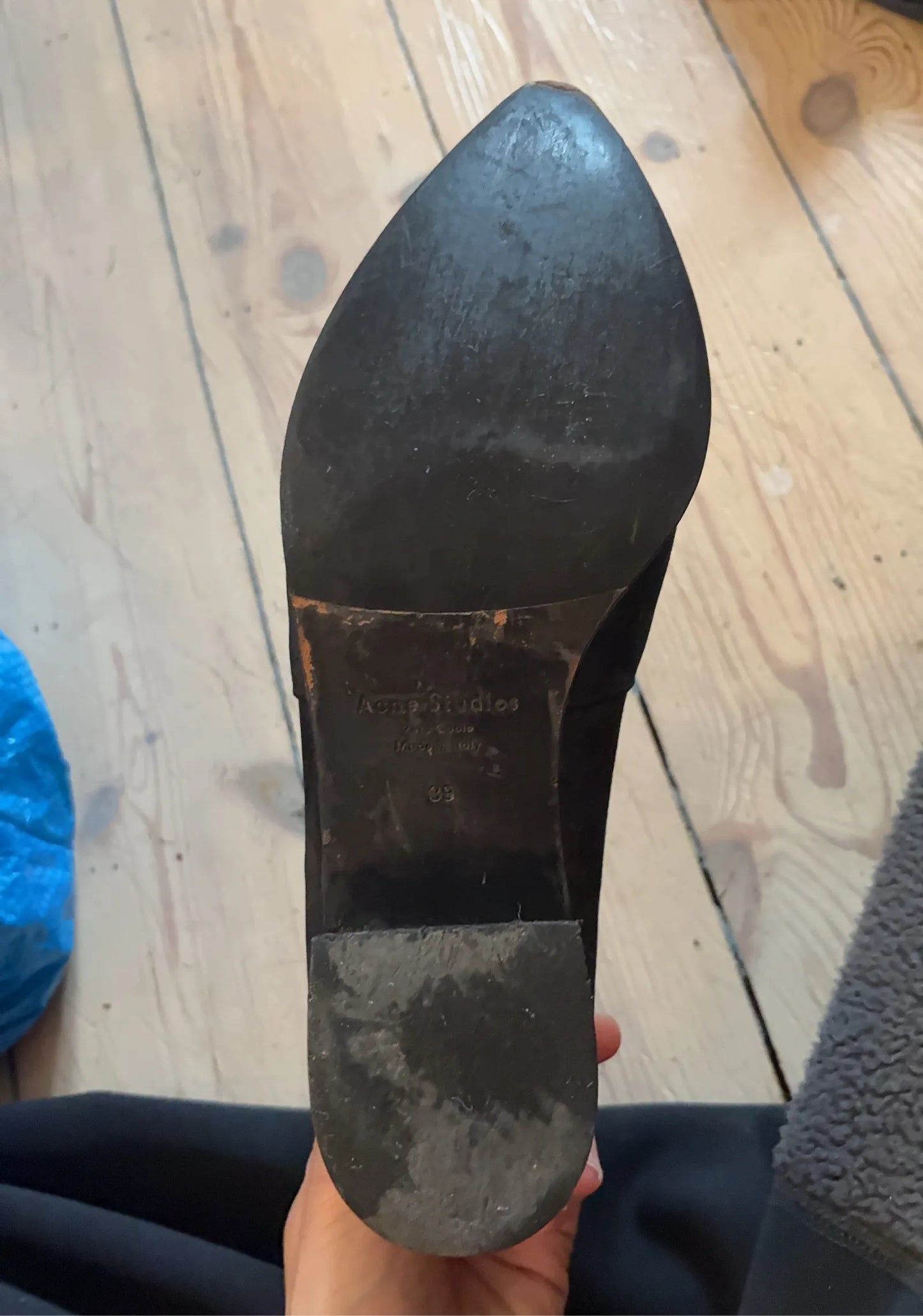 Acne Studios Jaycee Suede Shoes Heels