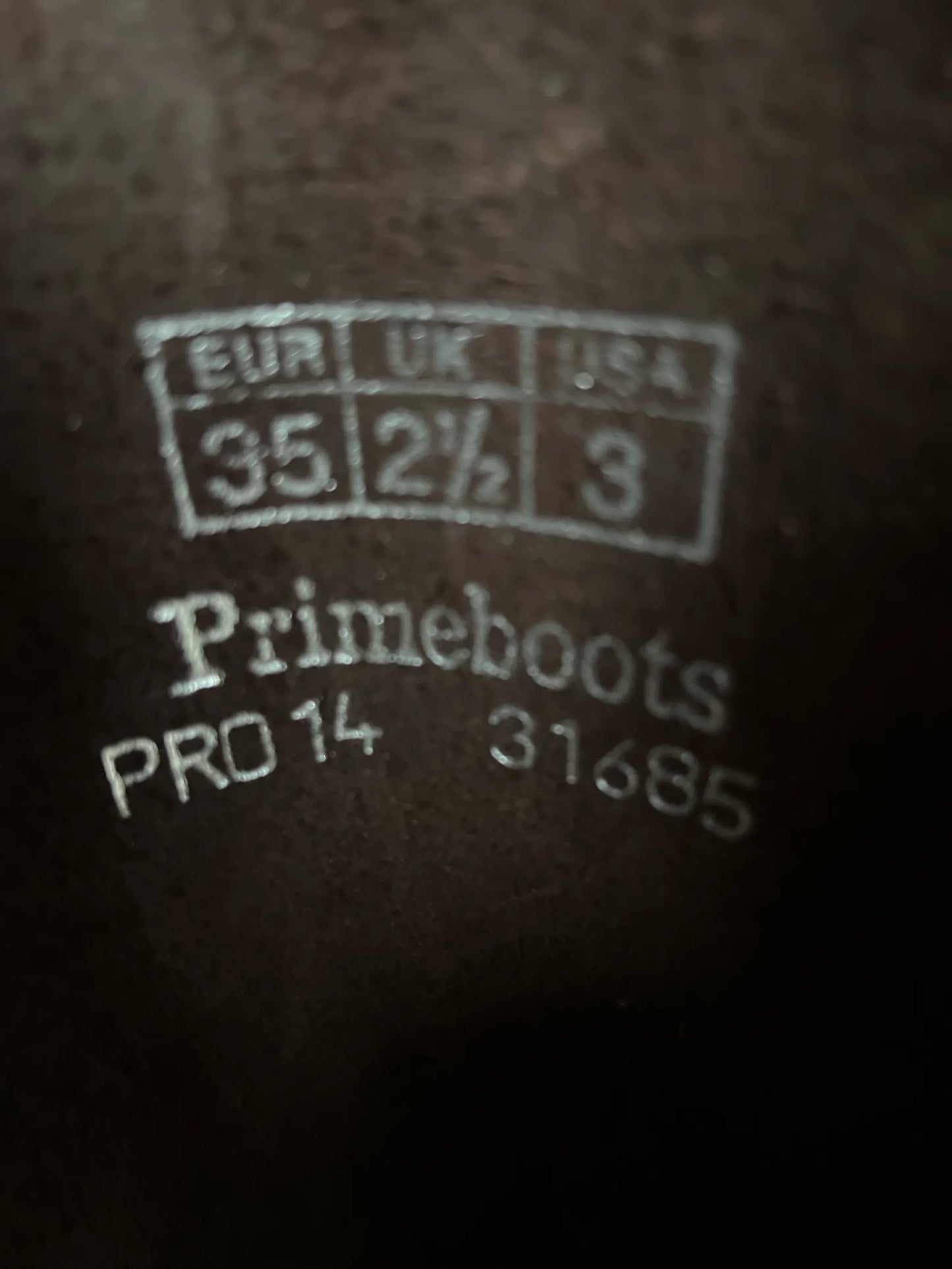 Primeboots Eng.high -14 Zip-boots NWOT