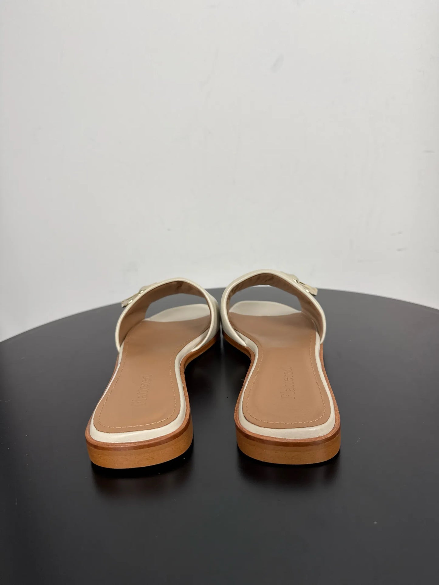 Flattered Mira Creme Leather Sandals