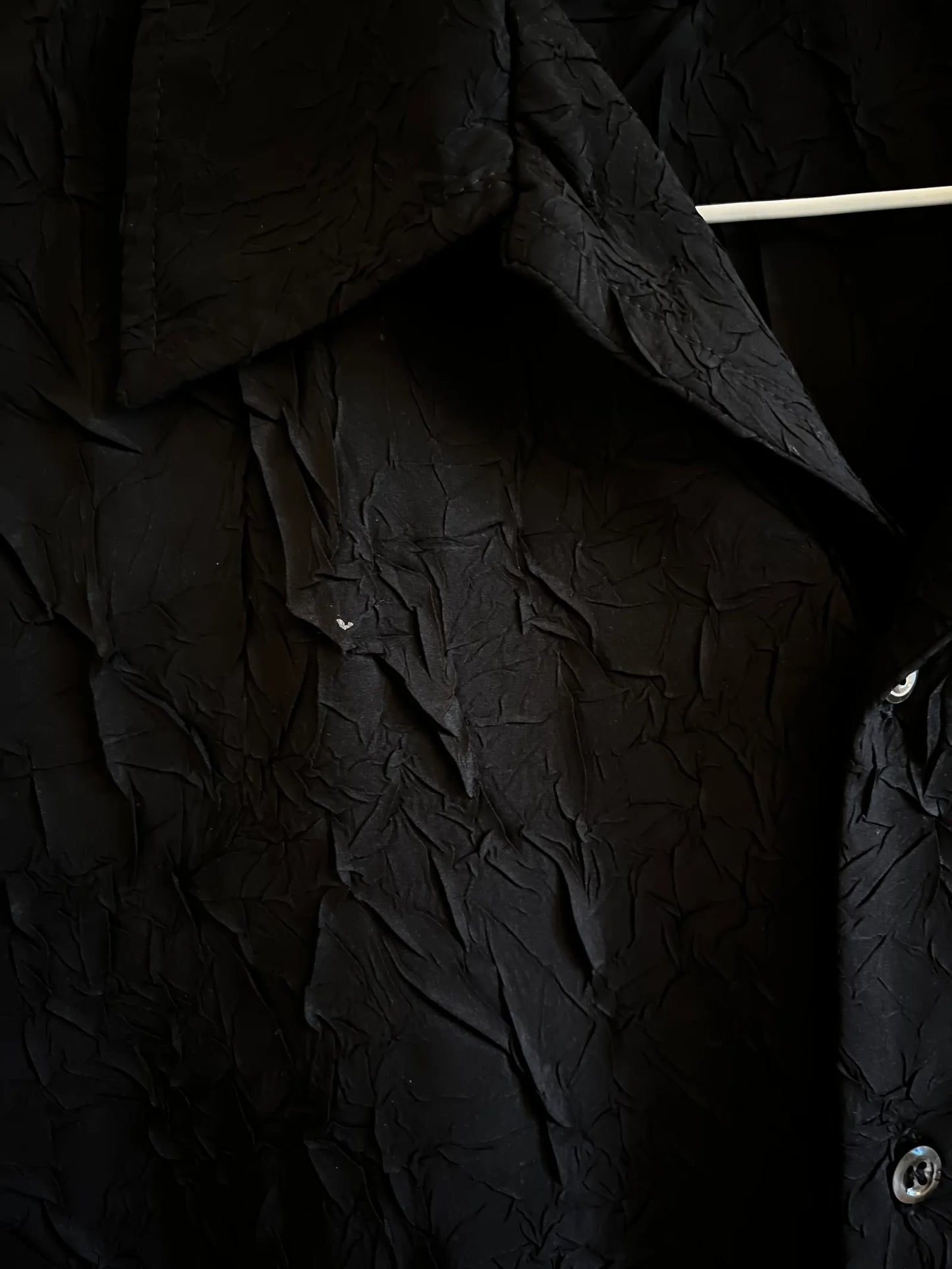 Séfr Suneham Crackled Black Shirt