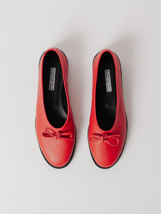 Blankens The Coco 2.0 Red Ballet flats